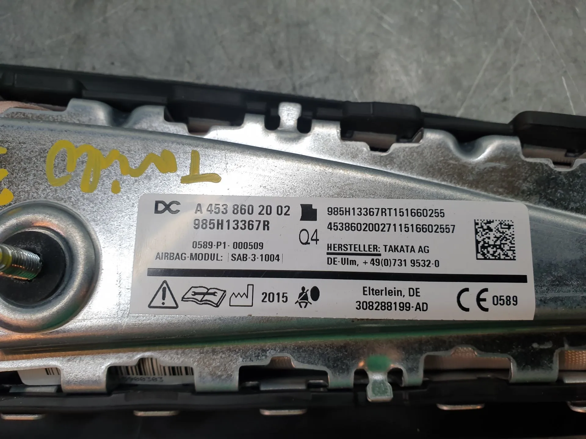 Airbag Derecho RENAULT Twingo III (BCM_) Imagem-3