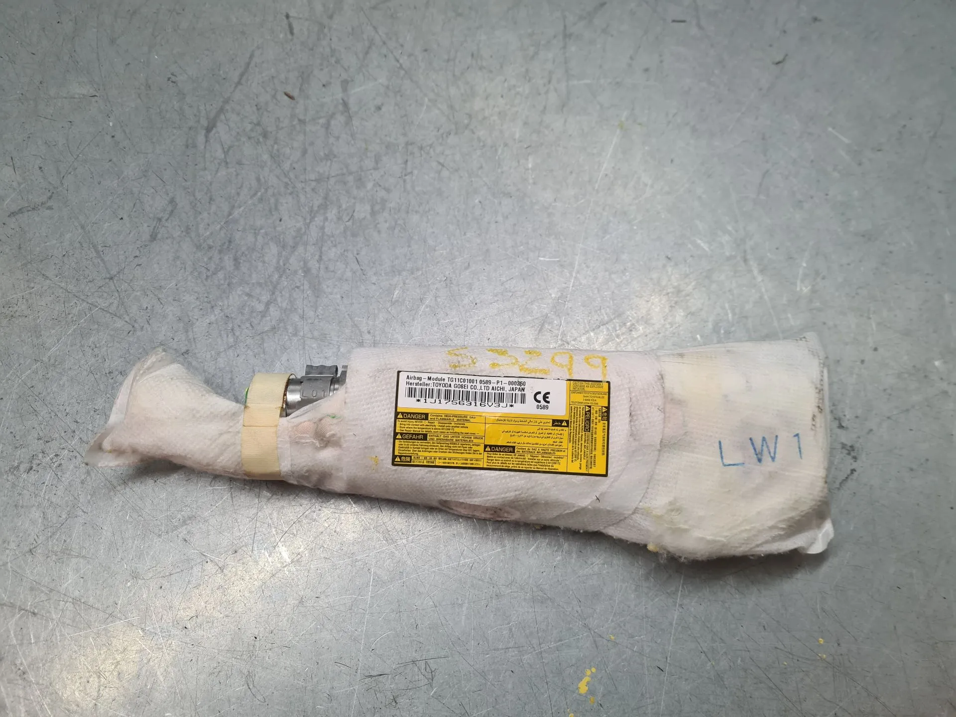 Airbag Izquierdo TOYOTA Auris Touring Sports (_E18_)