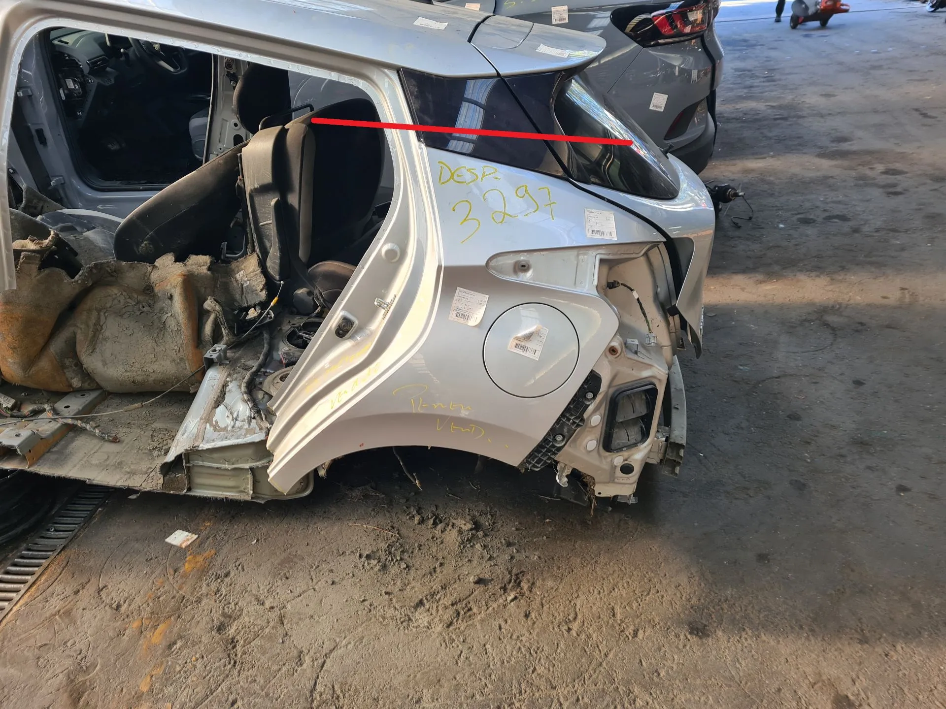 Left rear quarter panel NISSAN Micra V (K14)