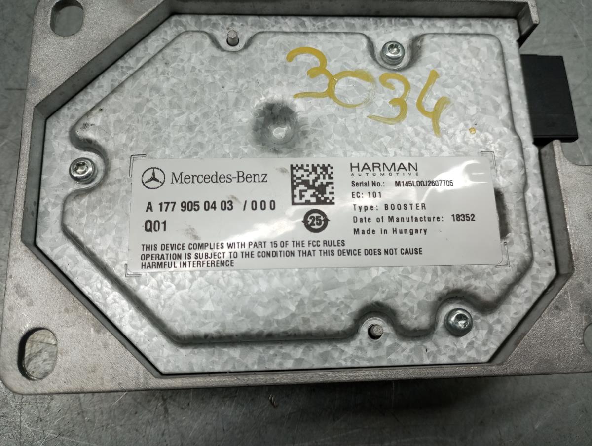 Amplificador de Altavoz MERCEDES-BENZ Classe A (W177) Imagem-3