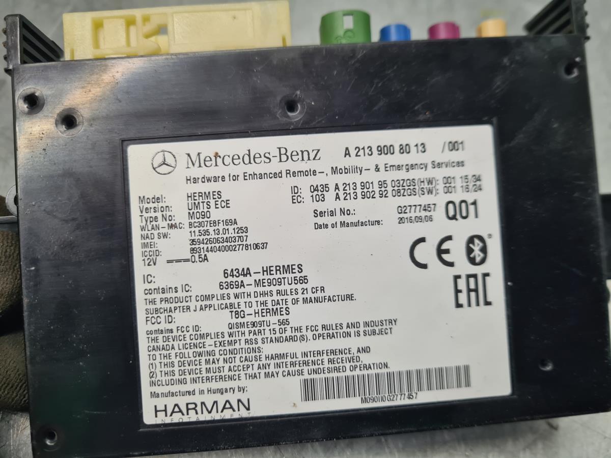 Módulo bluetooth MERCEDES-BENZ Classe A (W176) Imagem-3