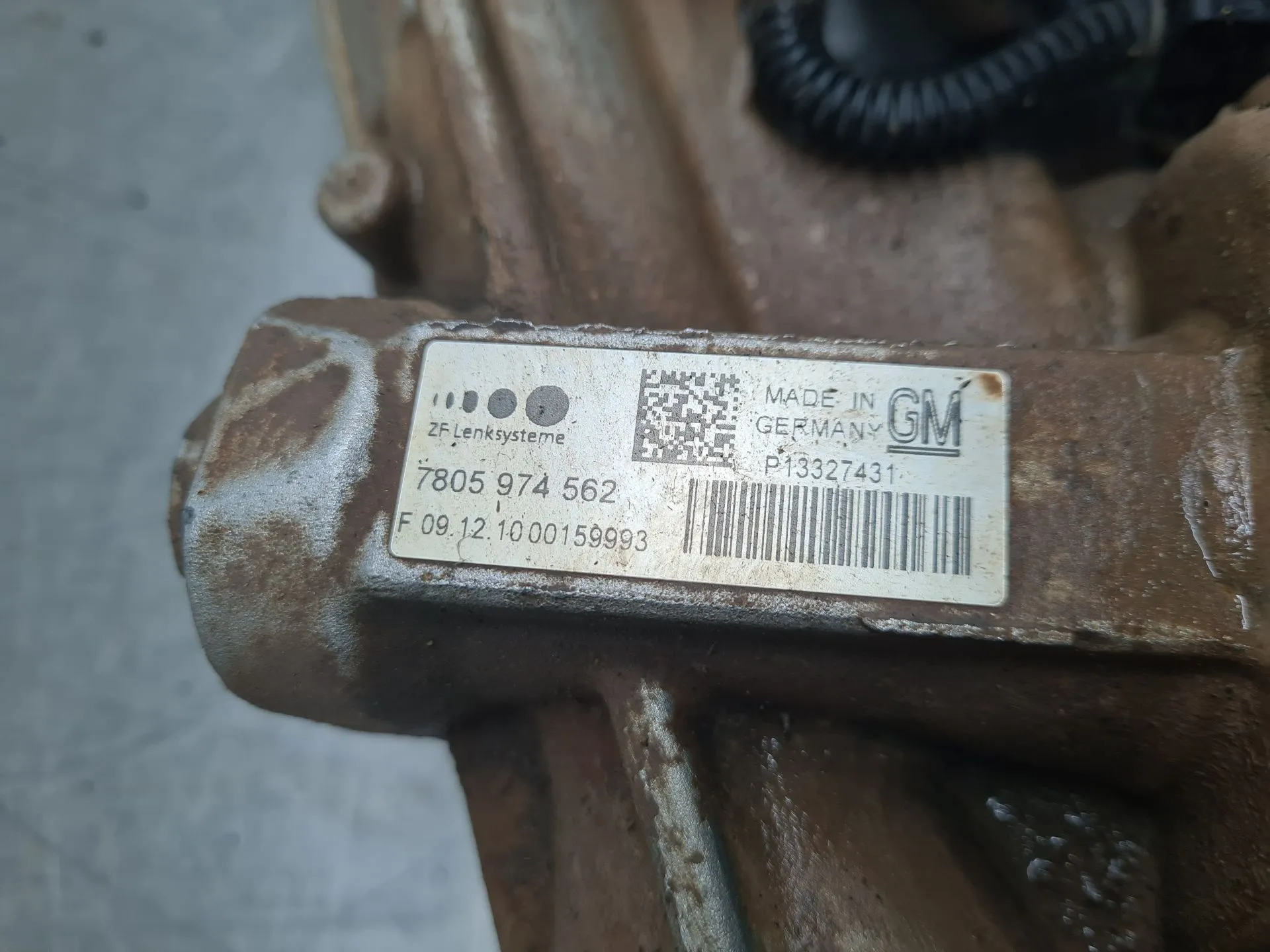 Steering box OPEL Astra J Imagem-8