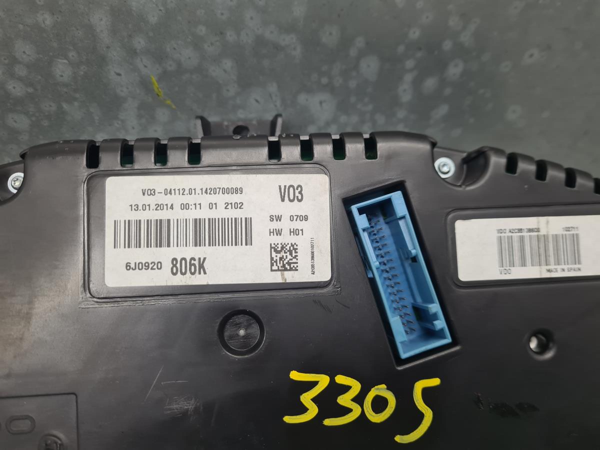 Quadro strumenti / Pannello strumenti SEAT Ibiza IV (6J5, 6P1) Imagem-4
