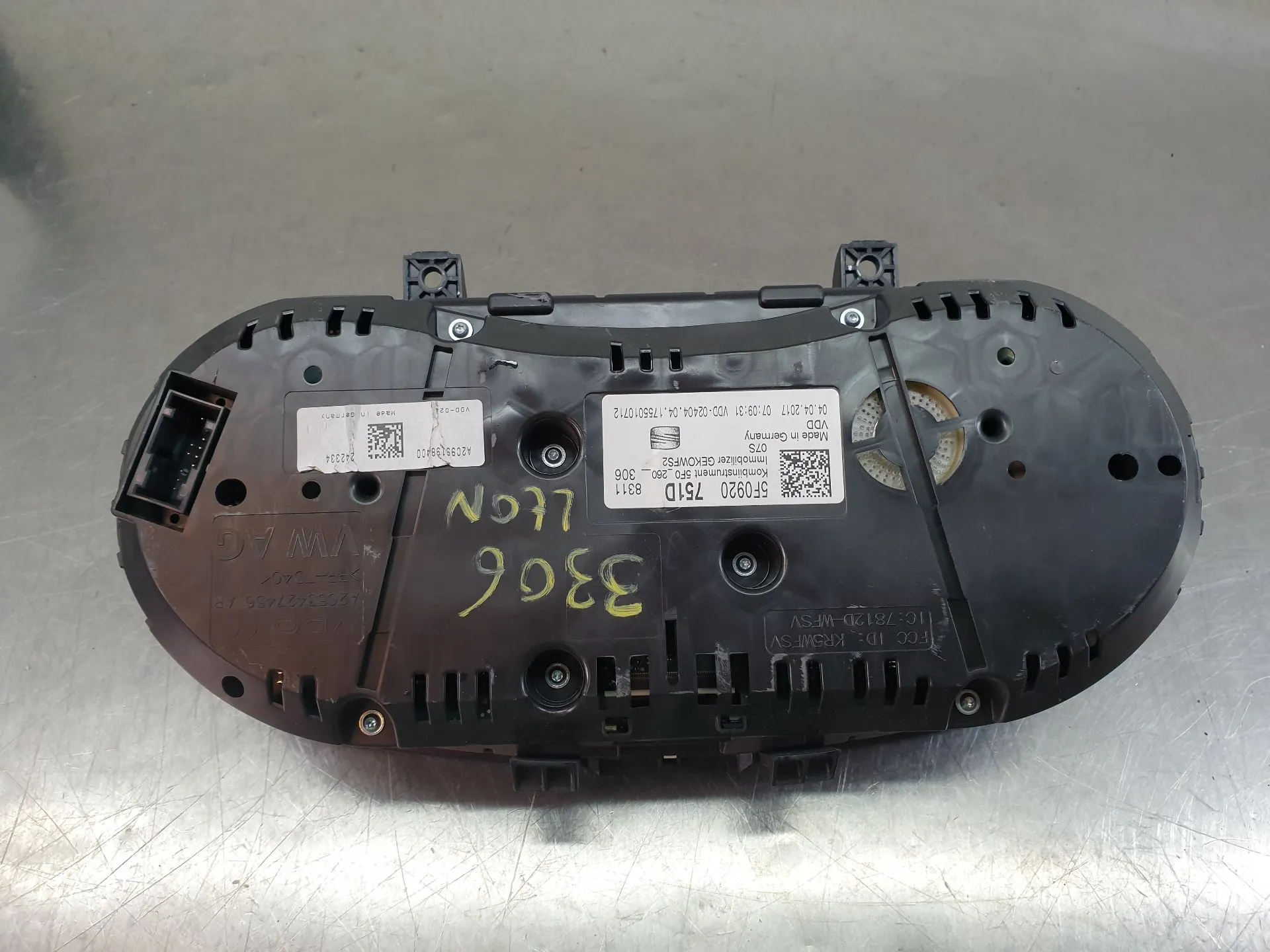 Quadrante / Cuadro de instrumentos SEAT Leon (5F1) Imagem-4
