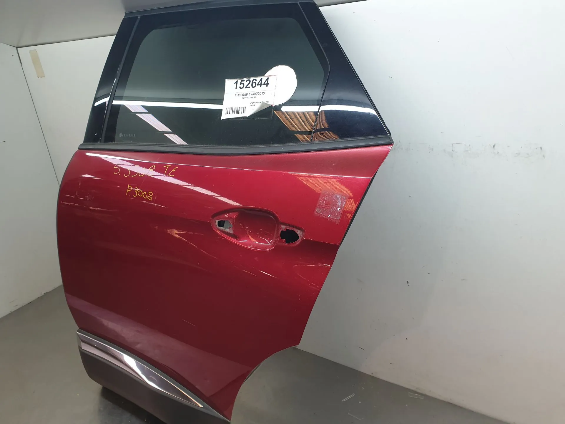 Left rear door PEUGEOT 3008 II (M_) Imagem-3