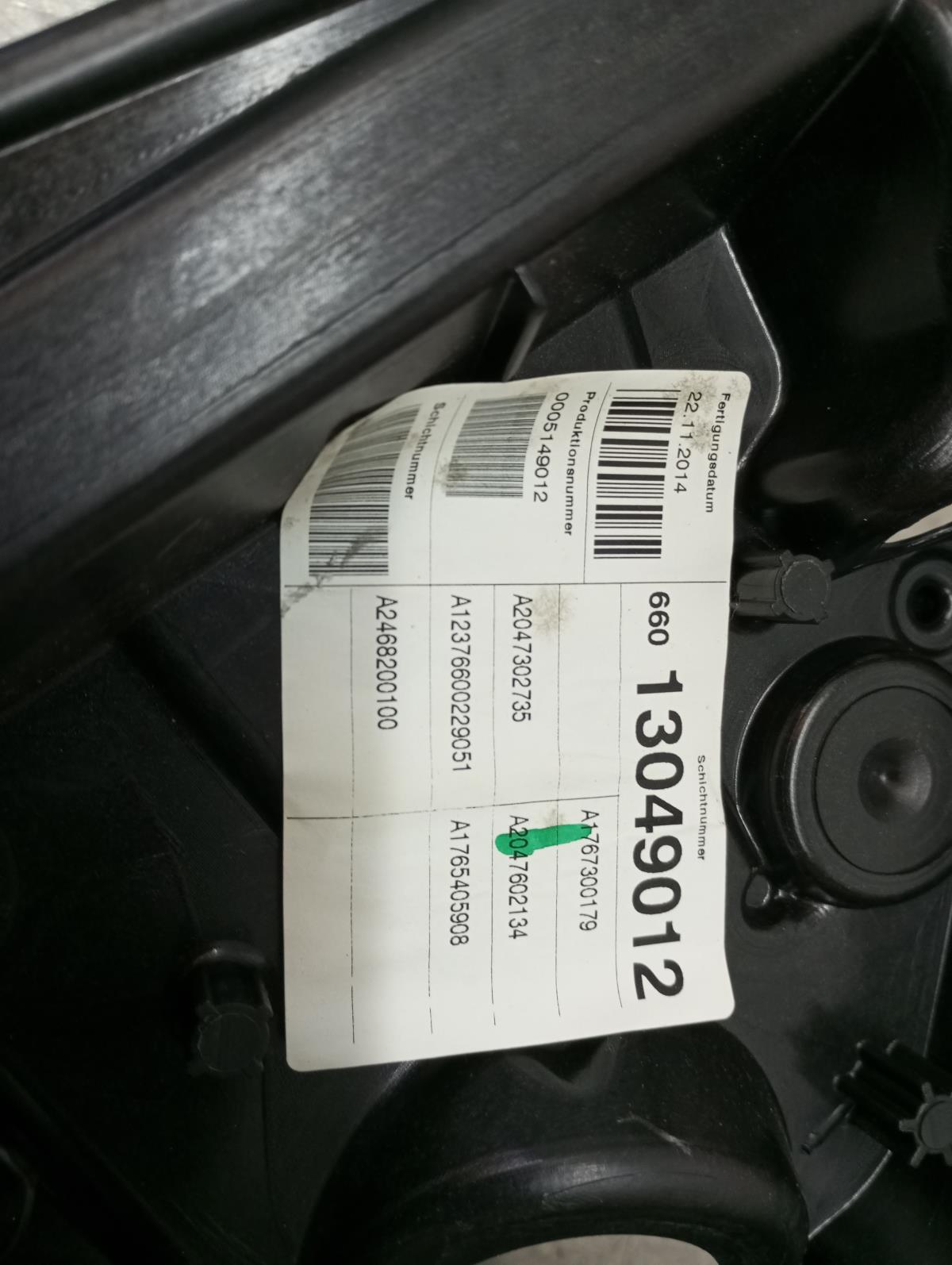 Lève-vitre arrière gauche MERCEDES-BENZ Classe A (W176) Imagem-3