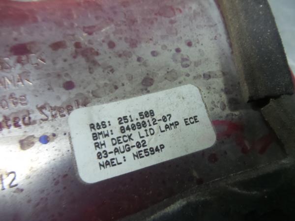 Right Tailgate light BMW X5 (E53) Imagem-3