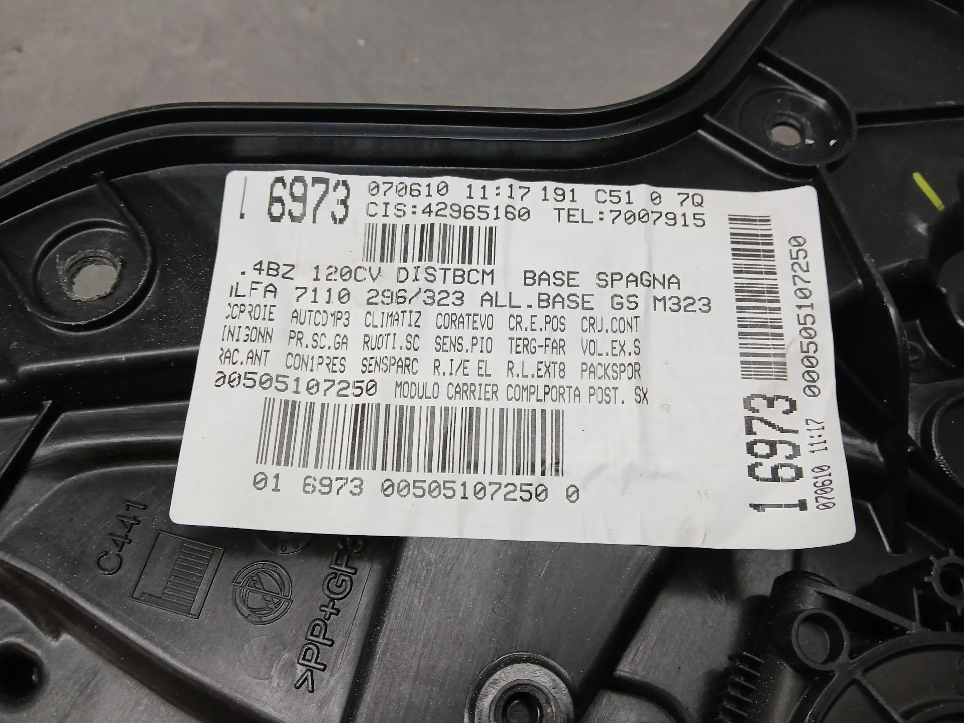 Elevador vidros trás esquerdo ALFA ROMEO Giulietta (940_) Imagem-3