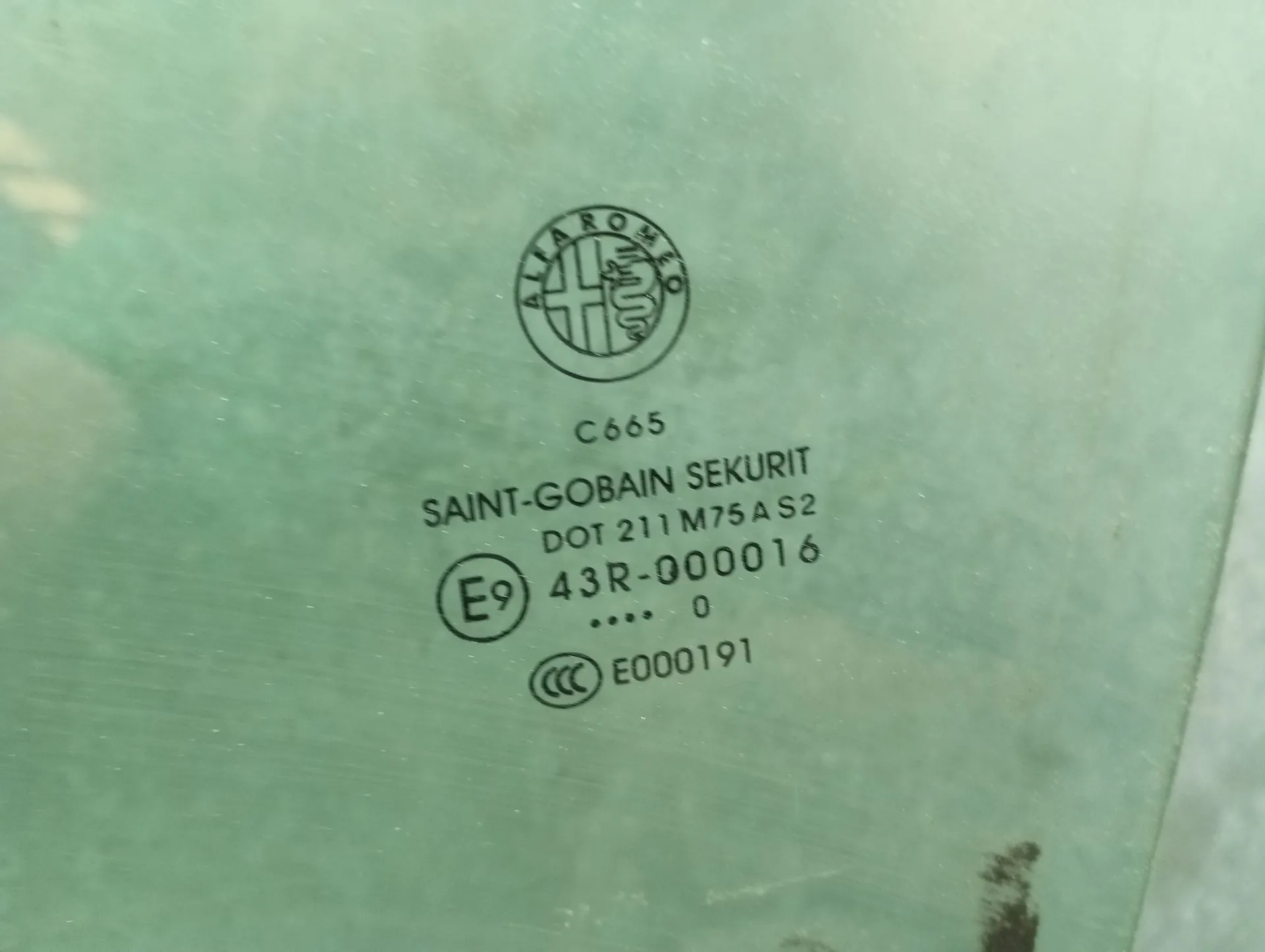 Left rear door glass ALFA ROMEO Giulietta (940_) Imagem-2