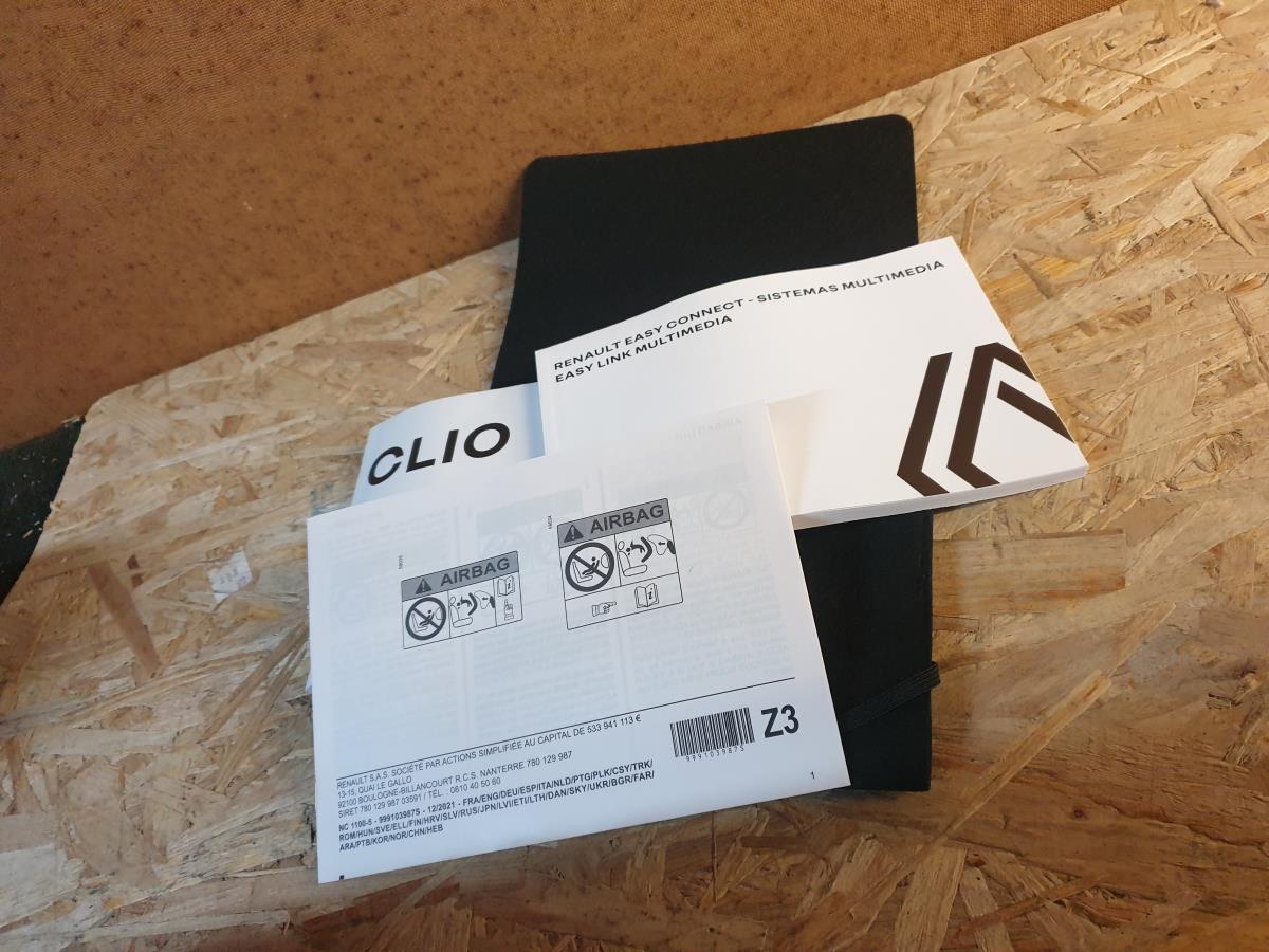 Borsa con manuale dell’utente del veicolo RENAULT Clio V (BF_) Imagem-1