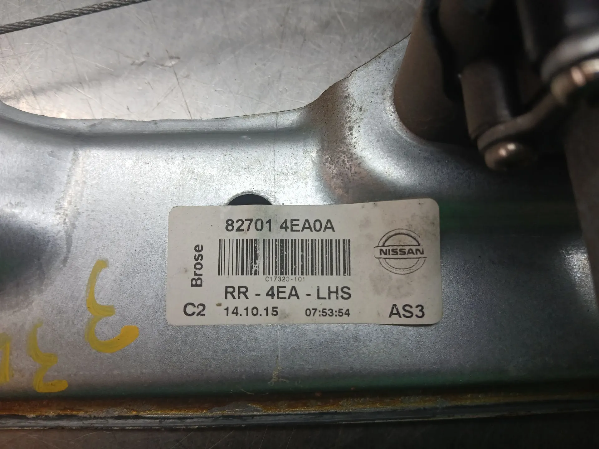 Elevalunas trasero izquierdo NISSAN Qashqai II (J11) Imagem-4