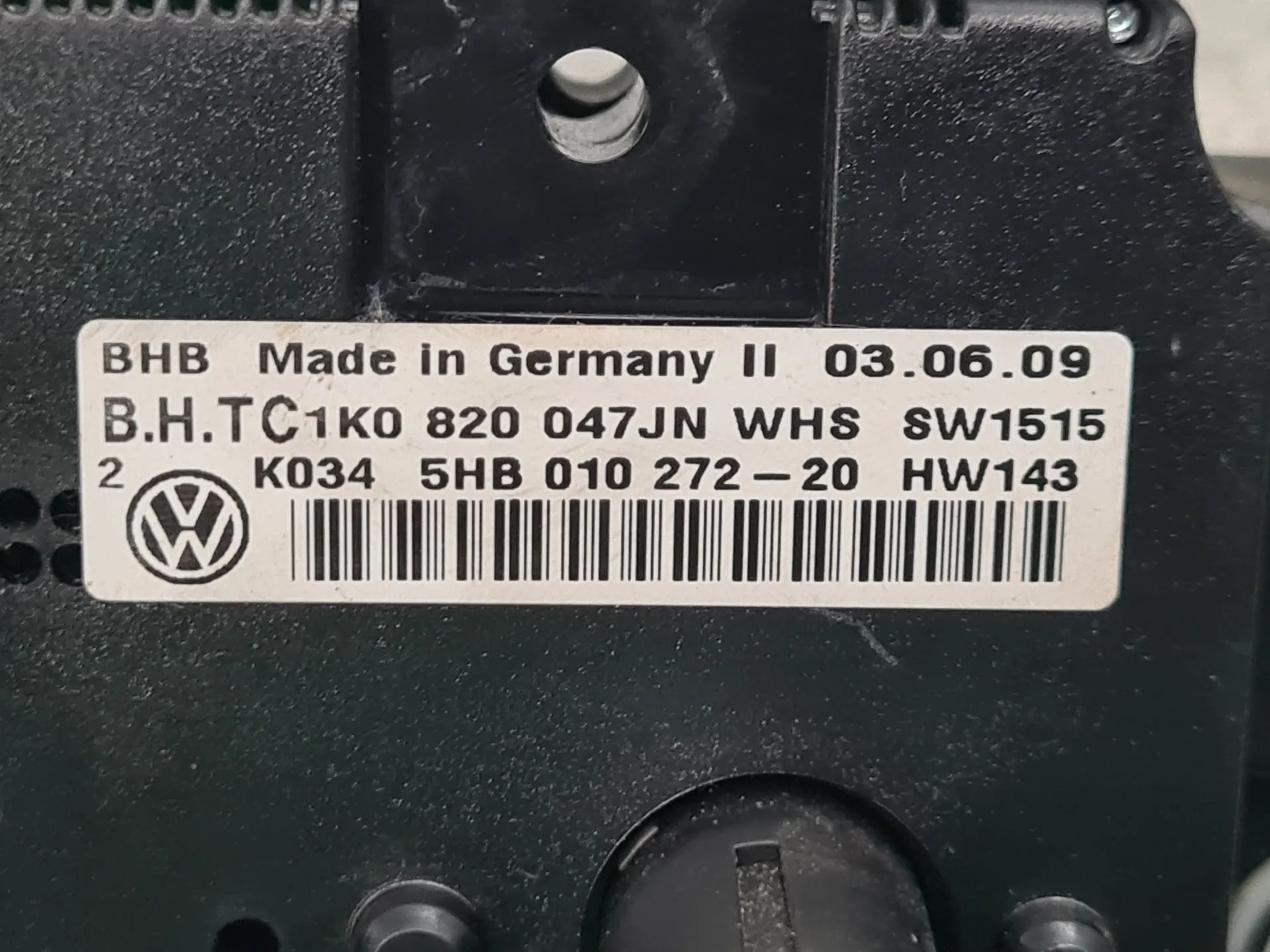 Comando clima VOLKSWAGEN Caddy III (2K, 2C) Imagem-5