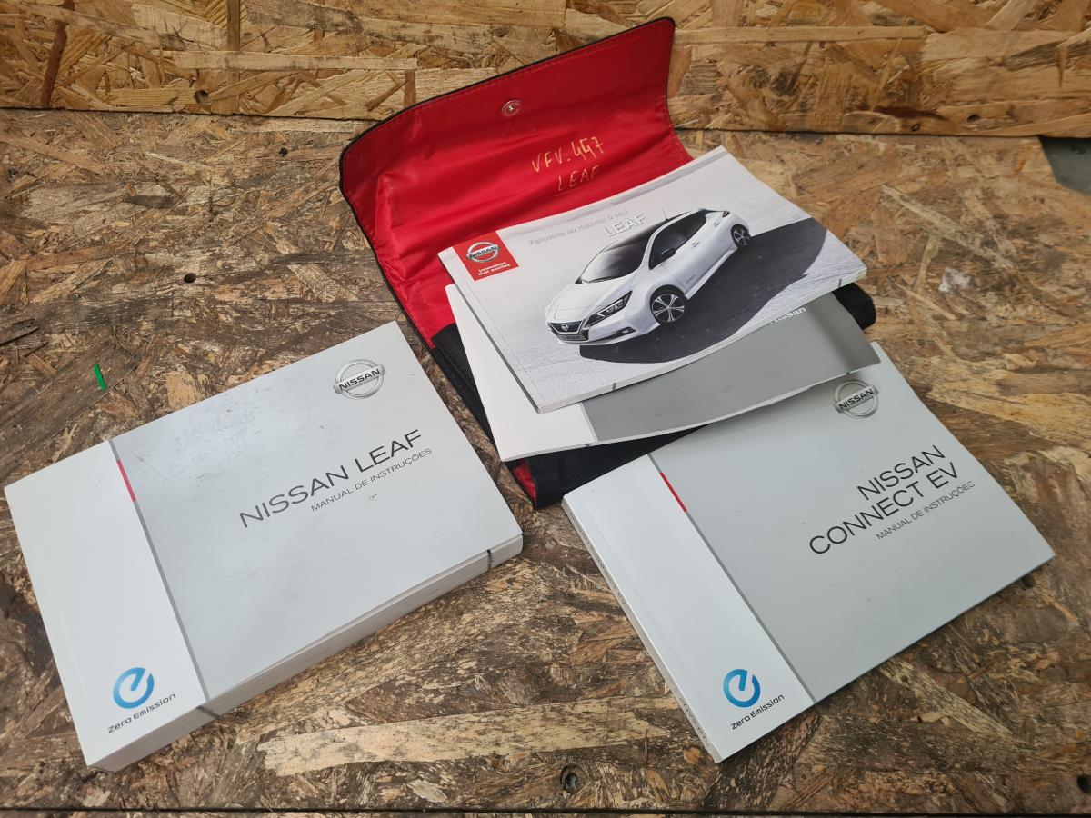 Borsa con manuale dell’utente del veicolo NISSAN Leaf EV (ZE1)