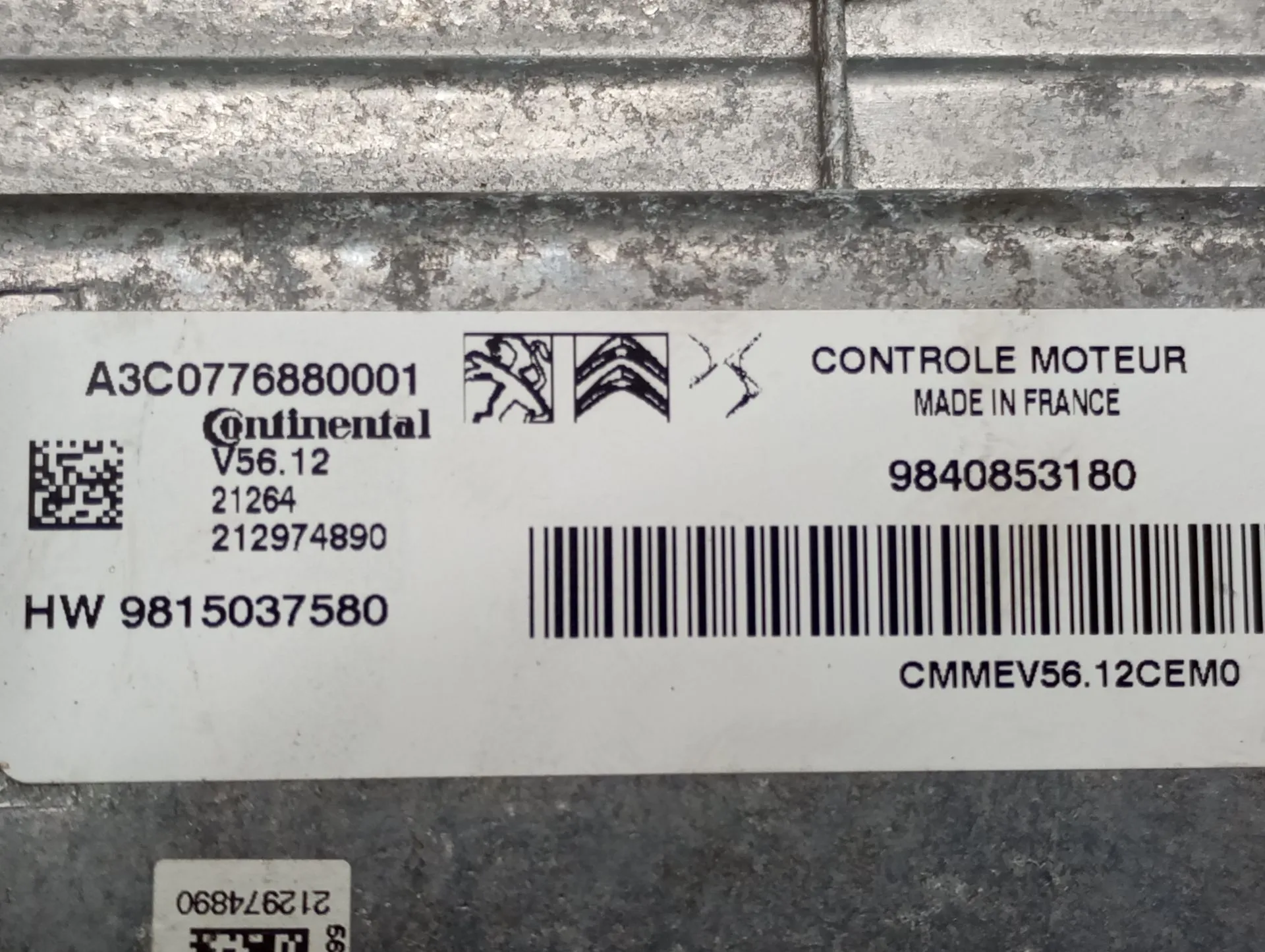 Centralina motor / ECU OPEL Corsa F Imagem-3