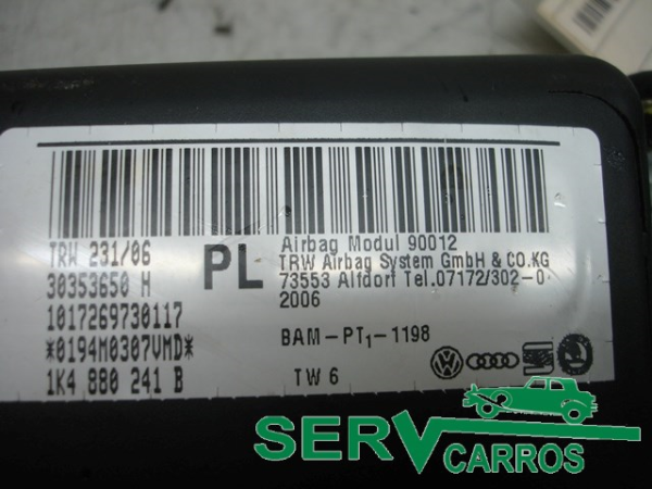 Airbag Izquierdo SEAT Leon (1P1) Imagem-1