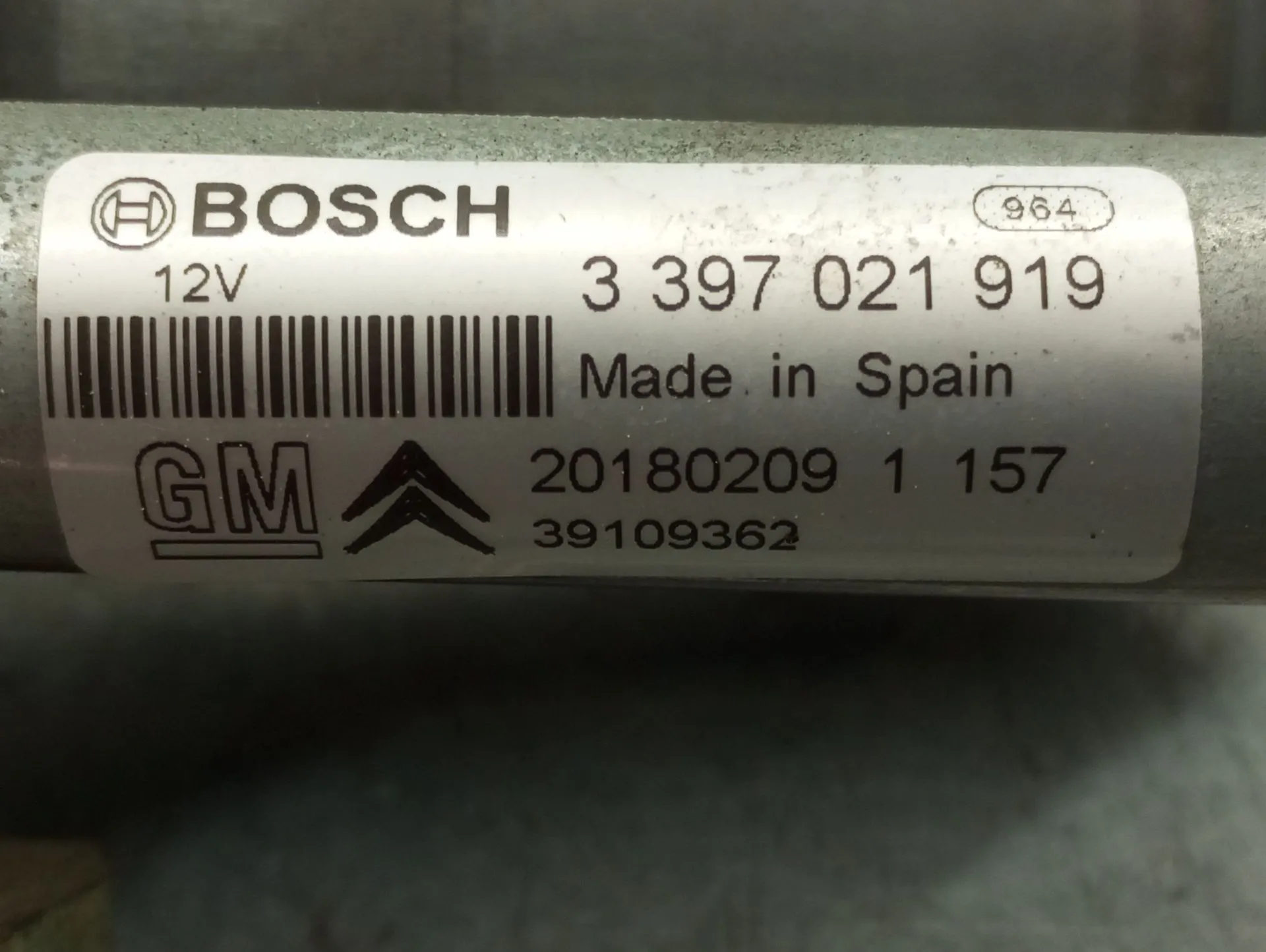 Motor limpa vidros frente CITROËN C3 Aircross II (2R_, 2C_) Imagem-2