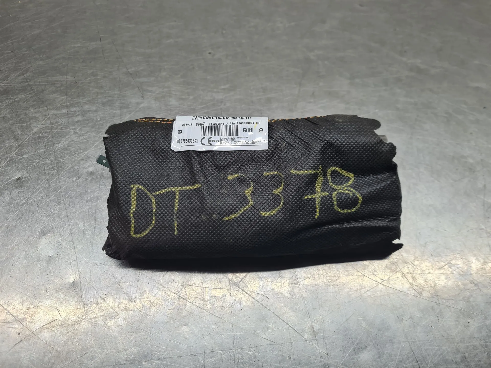 Airbag banco direito PEUGEOT 308 II