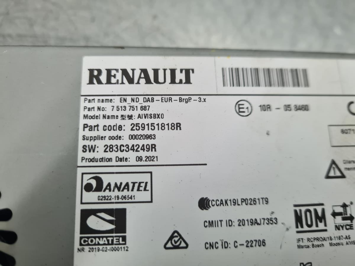 Autoradio RENAULT Clio V (BF_) Imagem-5