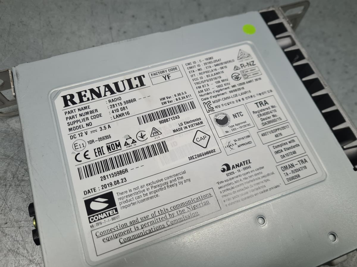 Kit Auto-rádio RENAULT Megane IV (B9A/M_) Imagem-7