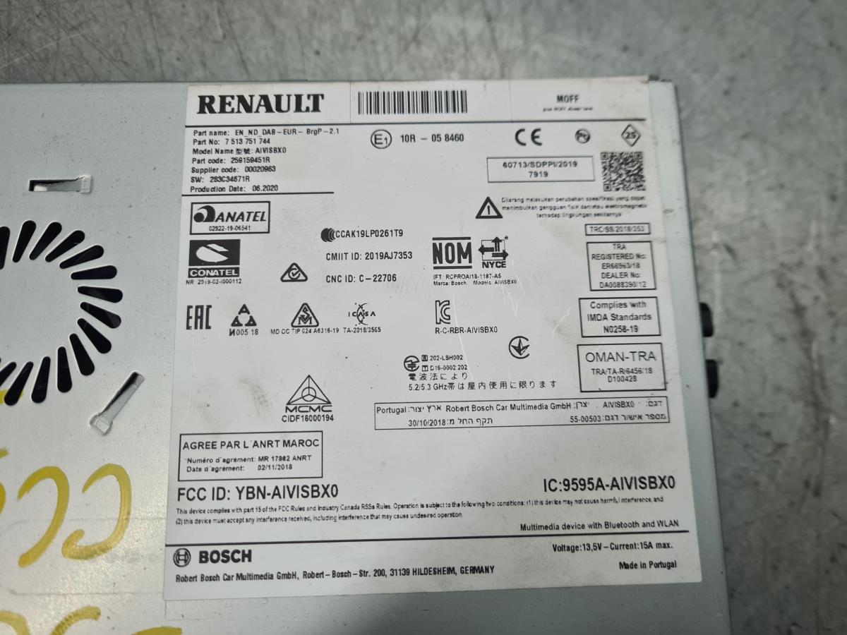 Rádio / auto-rádio RENAULT Clio V (BF_) Imagem-3