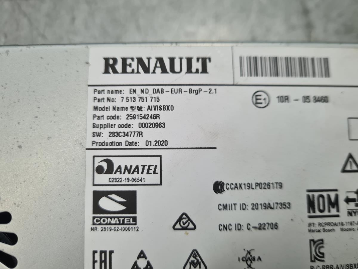 Rádio / auto-rádio RENAULT Clio V (BF_) Imagem-5