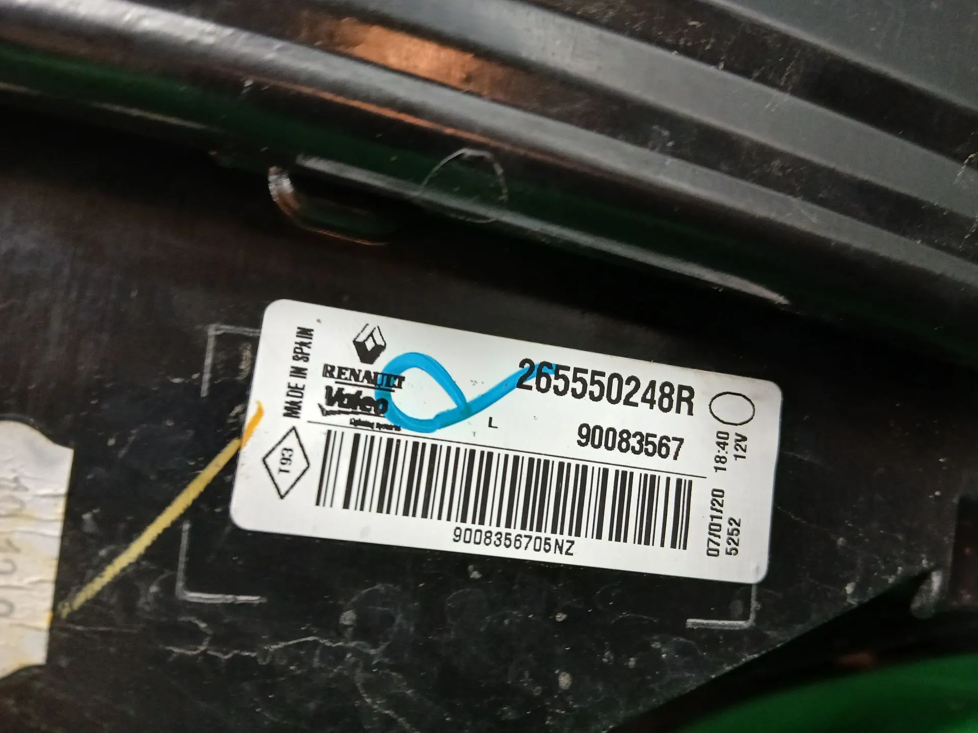 Left Tailgate light  RENAULT Megane IV (B9A/M_) Imagem-3