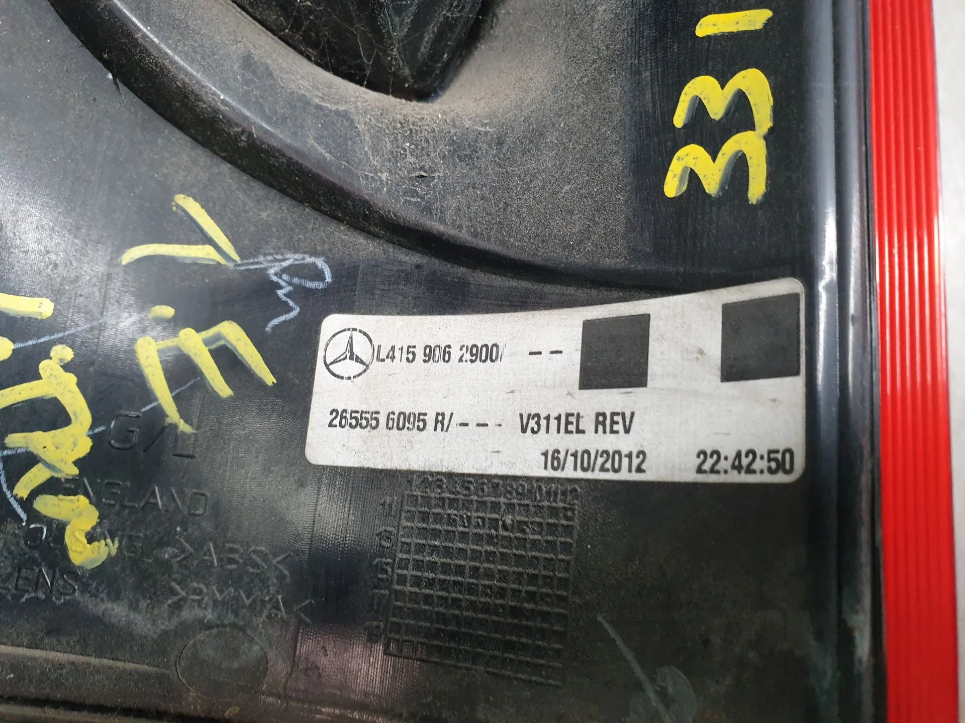 Left Tail light MERCEDES-BENZ Citan (415) Imagem-8