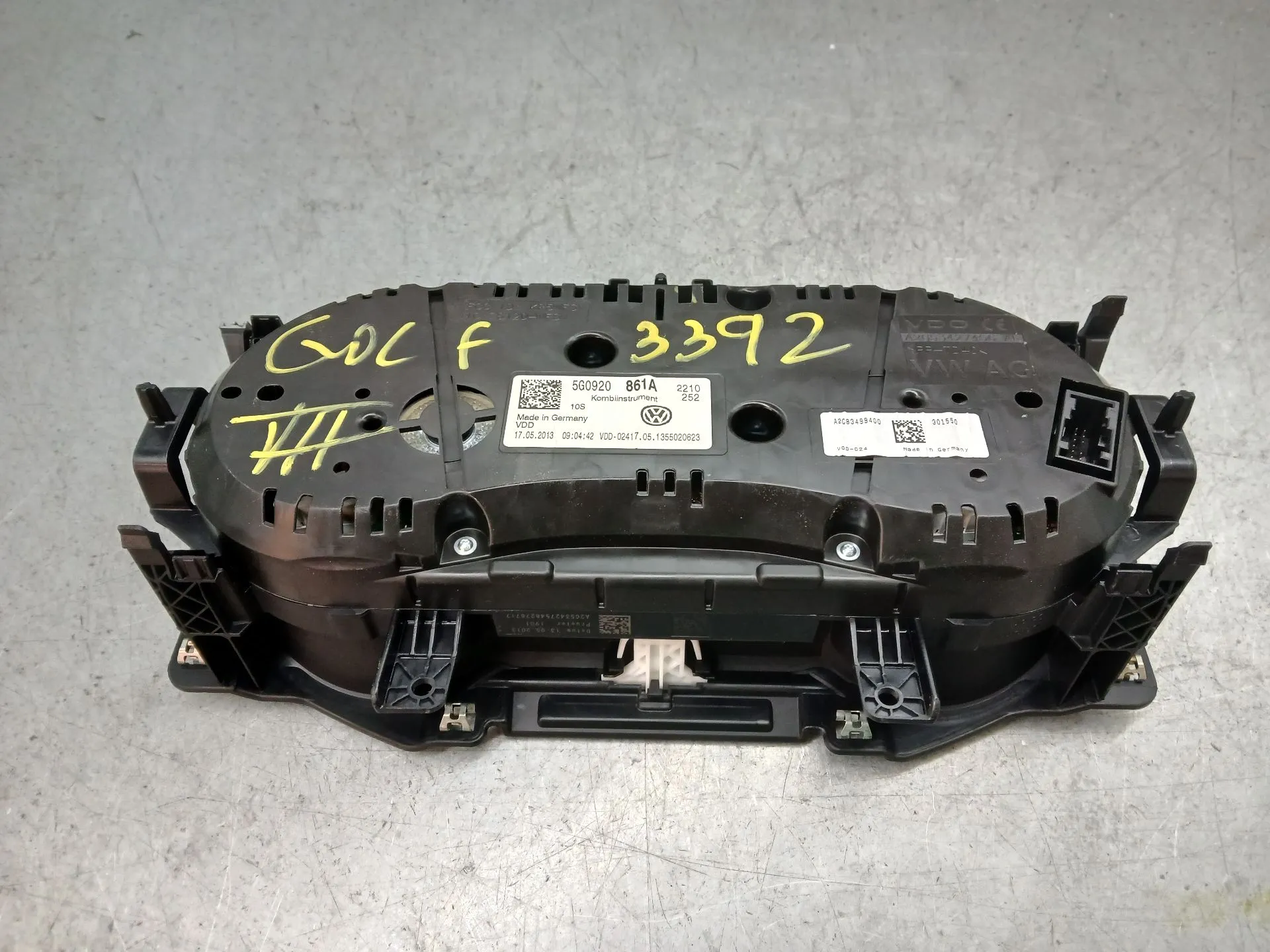 Quadrante / painel de instrumentos VOLKSWAGEN Golf VII (5G1, BQ1, BE1, BE2) Imagem-3