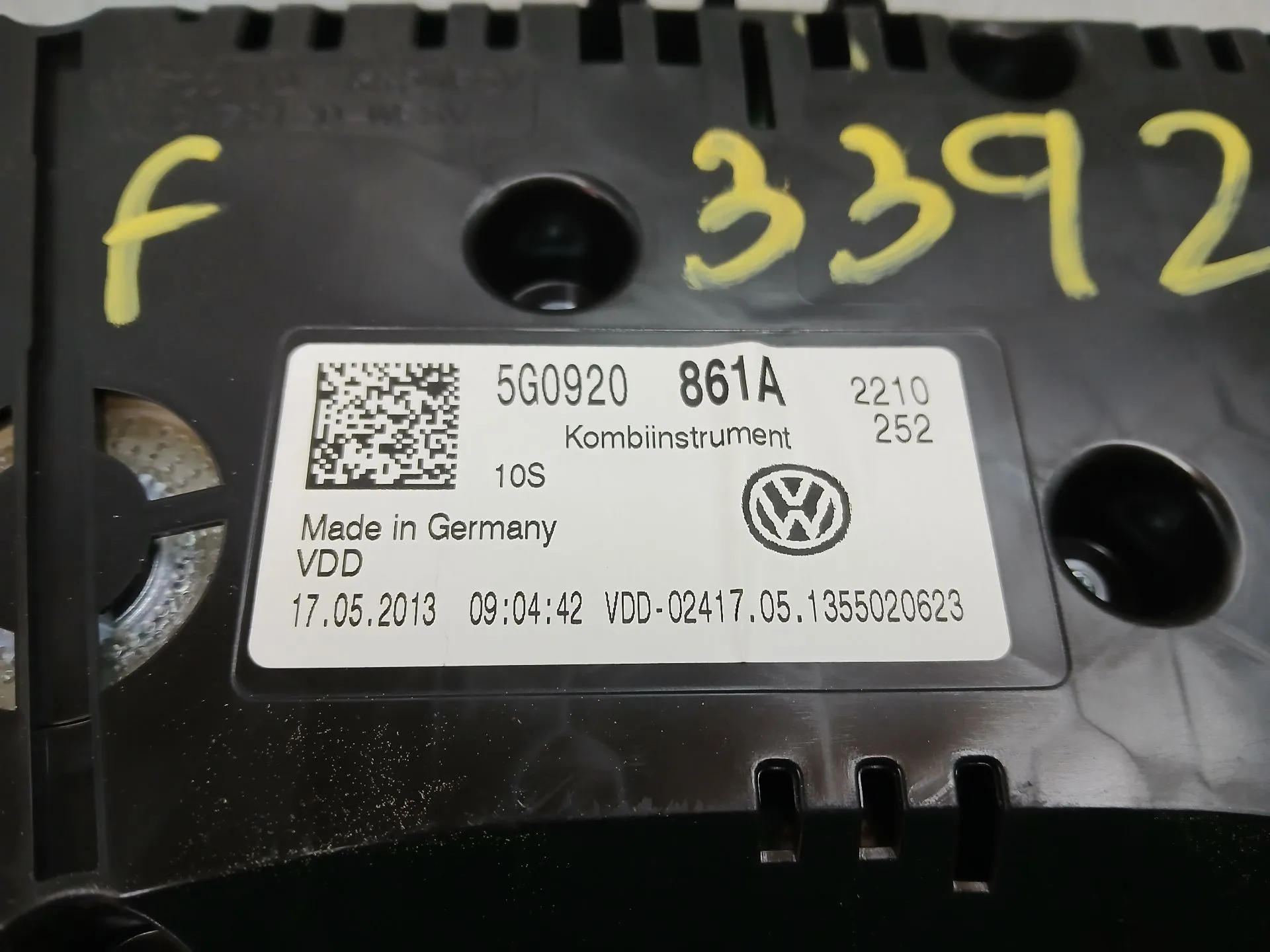 Quadrante / painel de instrumentos VOLKSWAGEN Golf VII (5G1, BQ1, BE1, BE2) Imagem-5