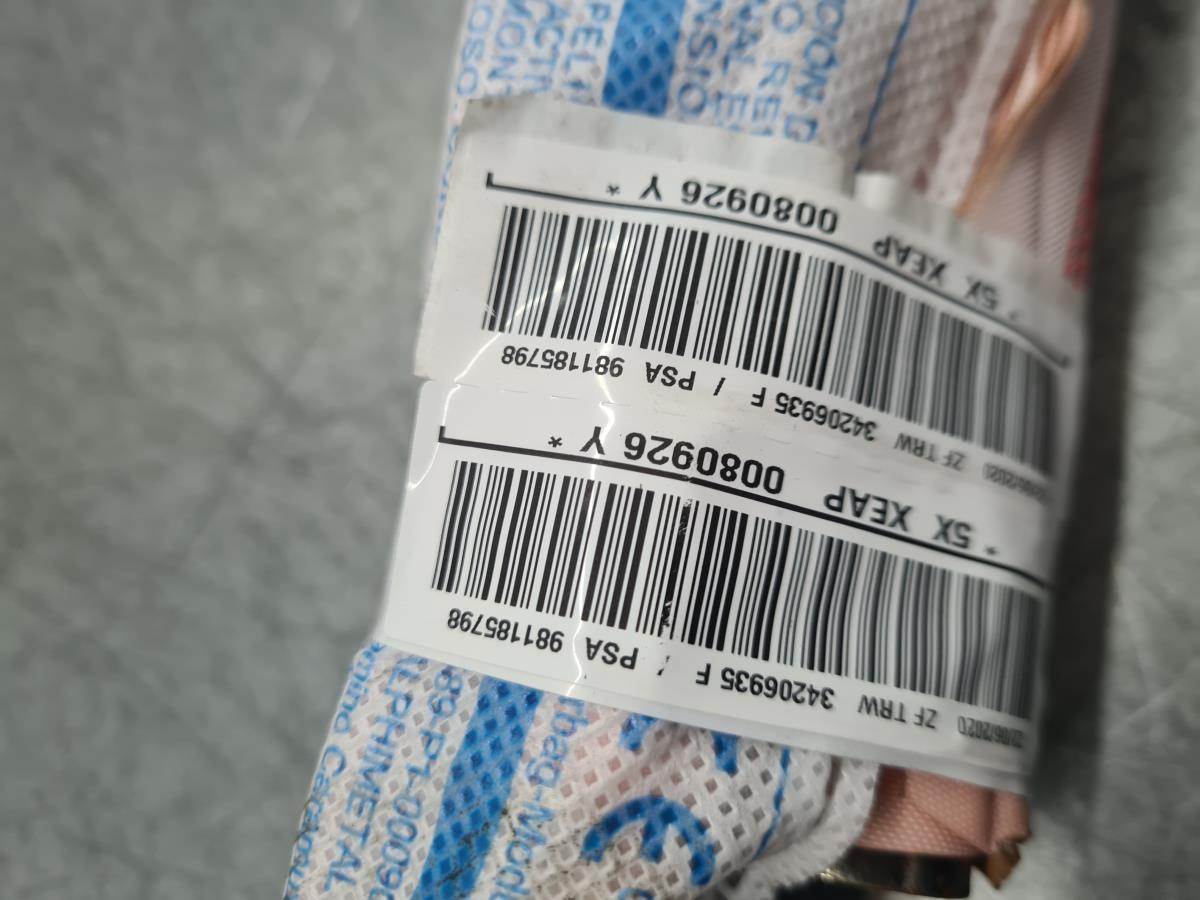 Airbag Cortina Derecho CITROËN C3 III (SX) Imagem-3