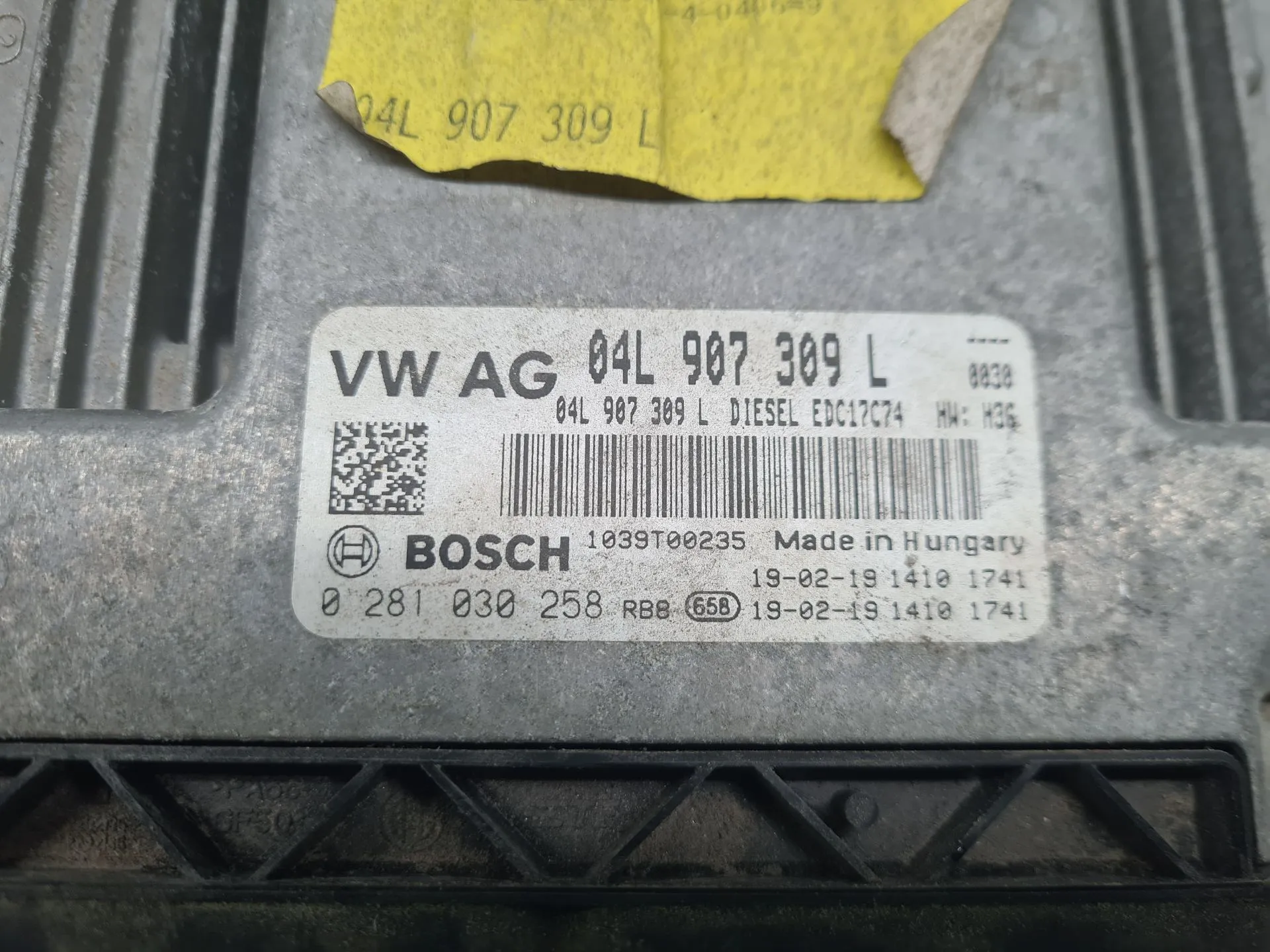 Centralina motor / ECU AUDI A4 (8W2, 8WC, B9) Imagem-3