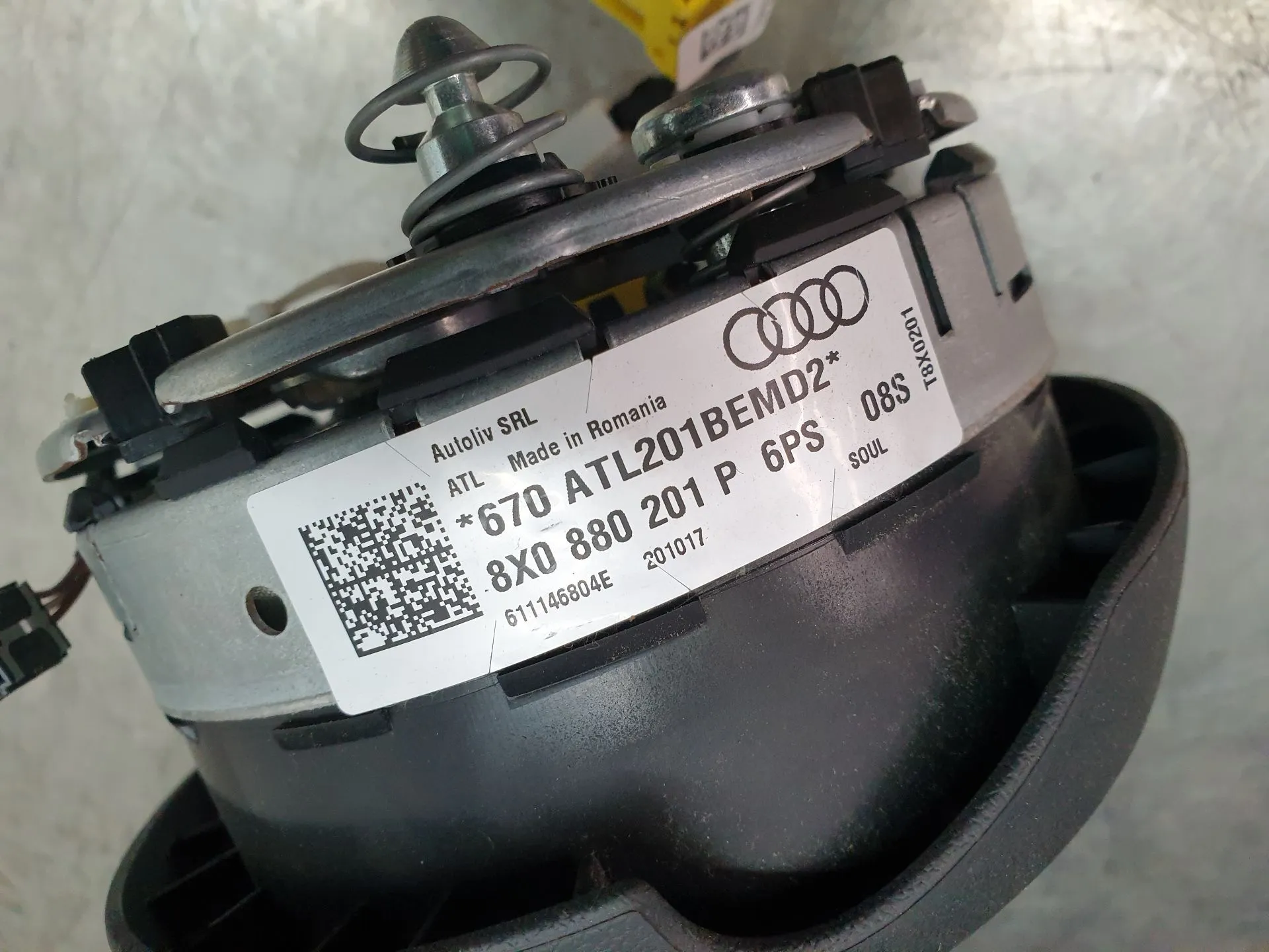 Airbag du Volant AUDI A1 Sportback (8XA, 8XF) Imagem-2