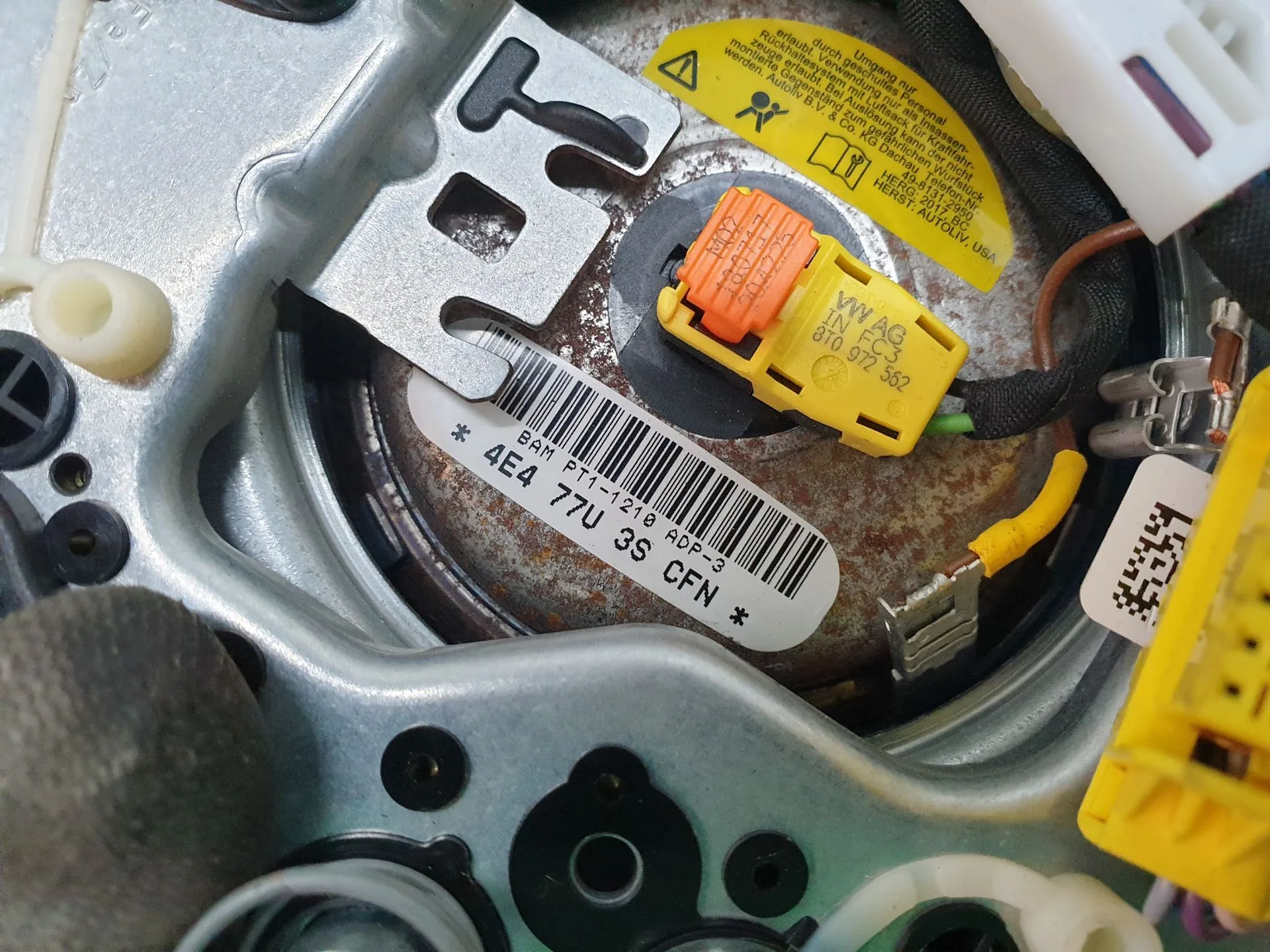 Airbag du Volant AUDI A1 Sportback (8XA, 8XF) Imagem-3