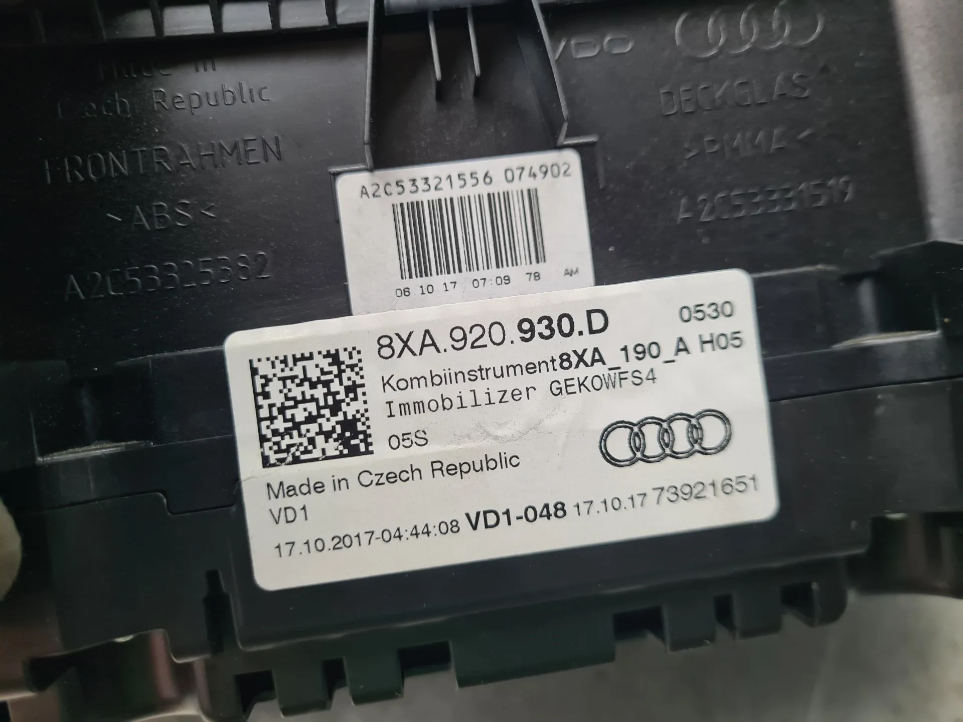 Quadrante / painel de instrumentos AUDI A1 Sportback (8XA, 8XF) Imagem-6