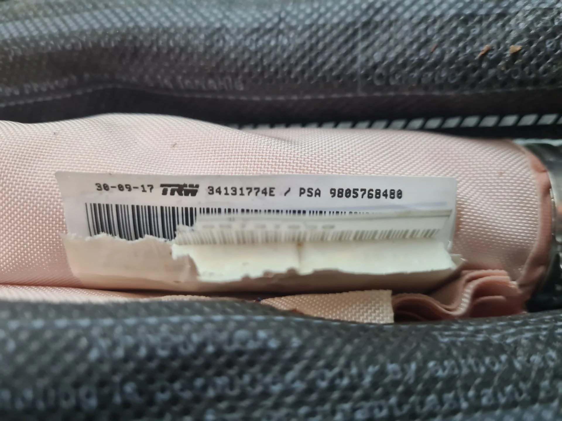 Left Curtain Airbag PEUGEOT 308 II Imagem-2