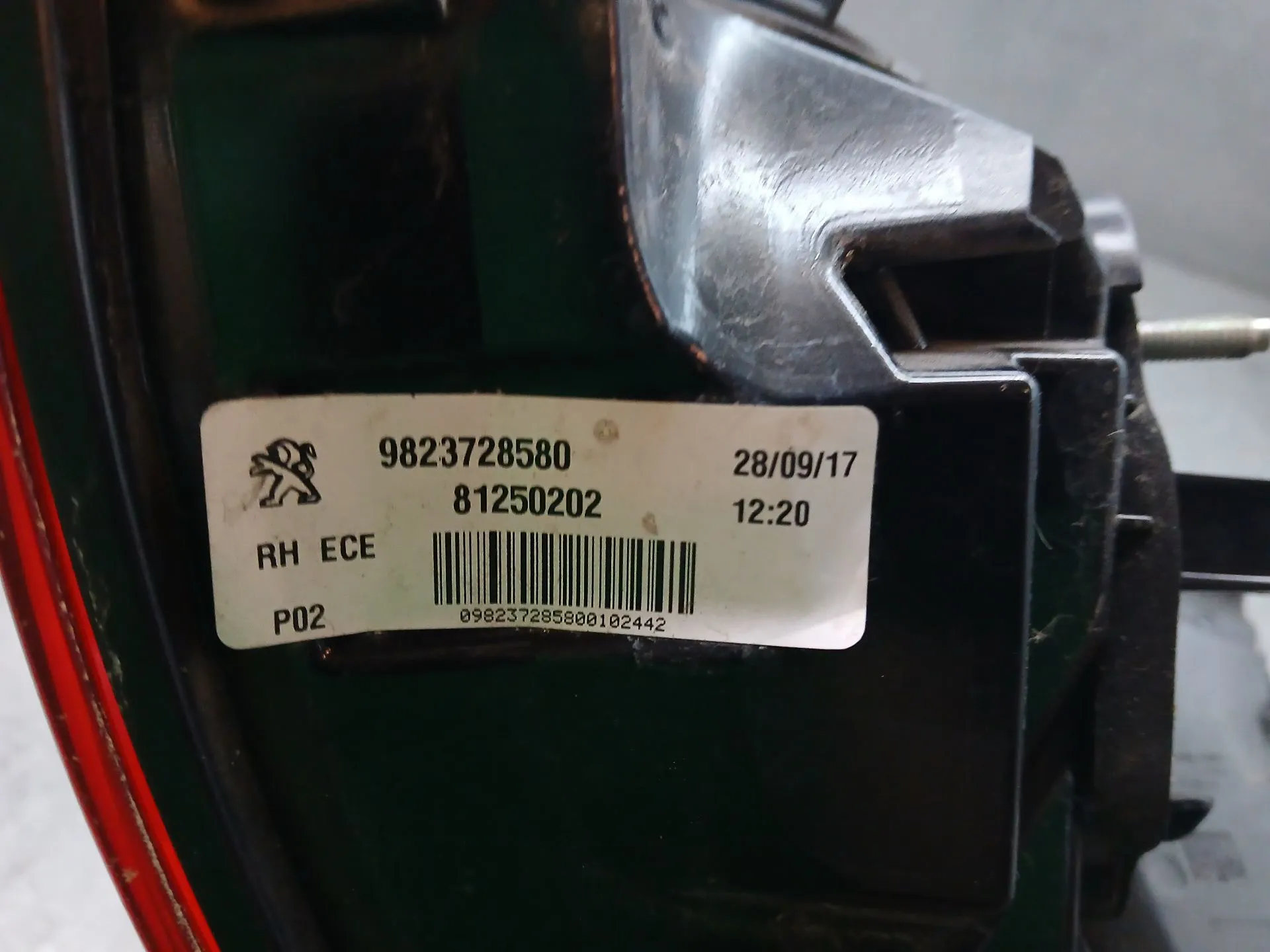 Right Tail light PEUGEOT 308 II Imagem-3