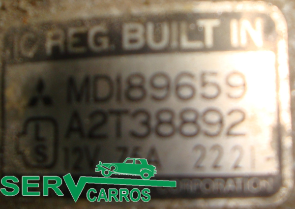 Alternador MITSUBISHI Colt IV (CA_A) Imagem-2
