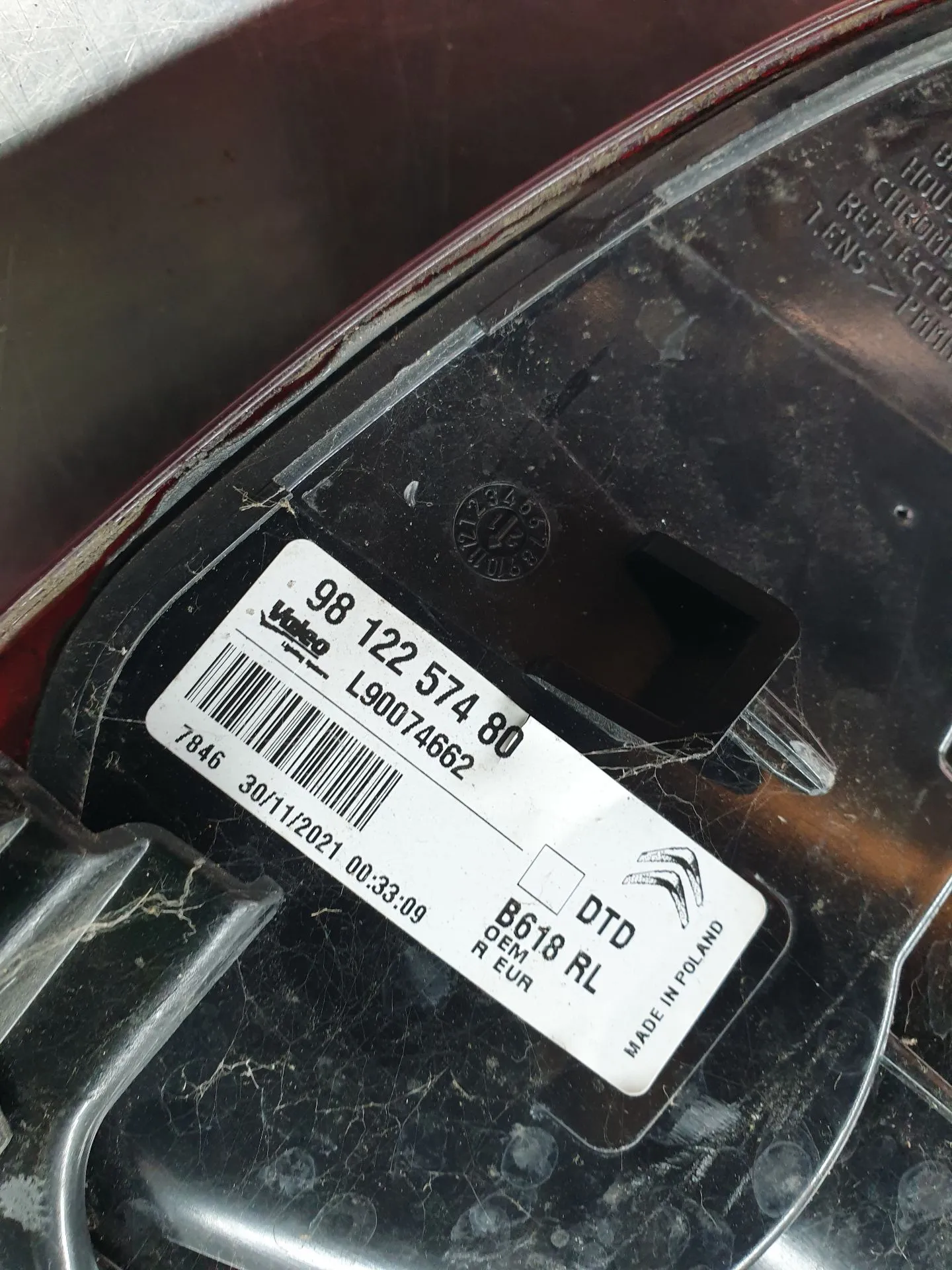 Feu arrière Droite CITROËN C3 III (SX) Imagem-5