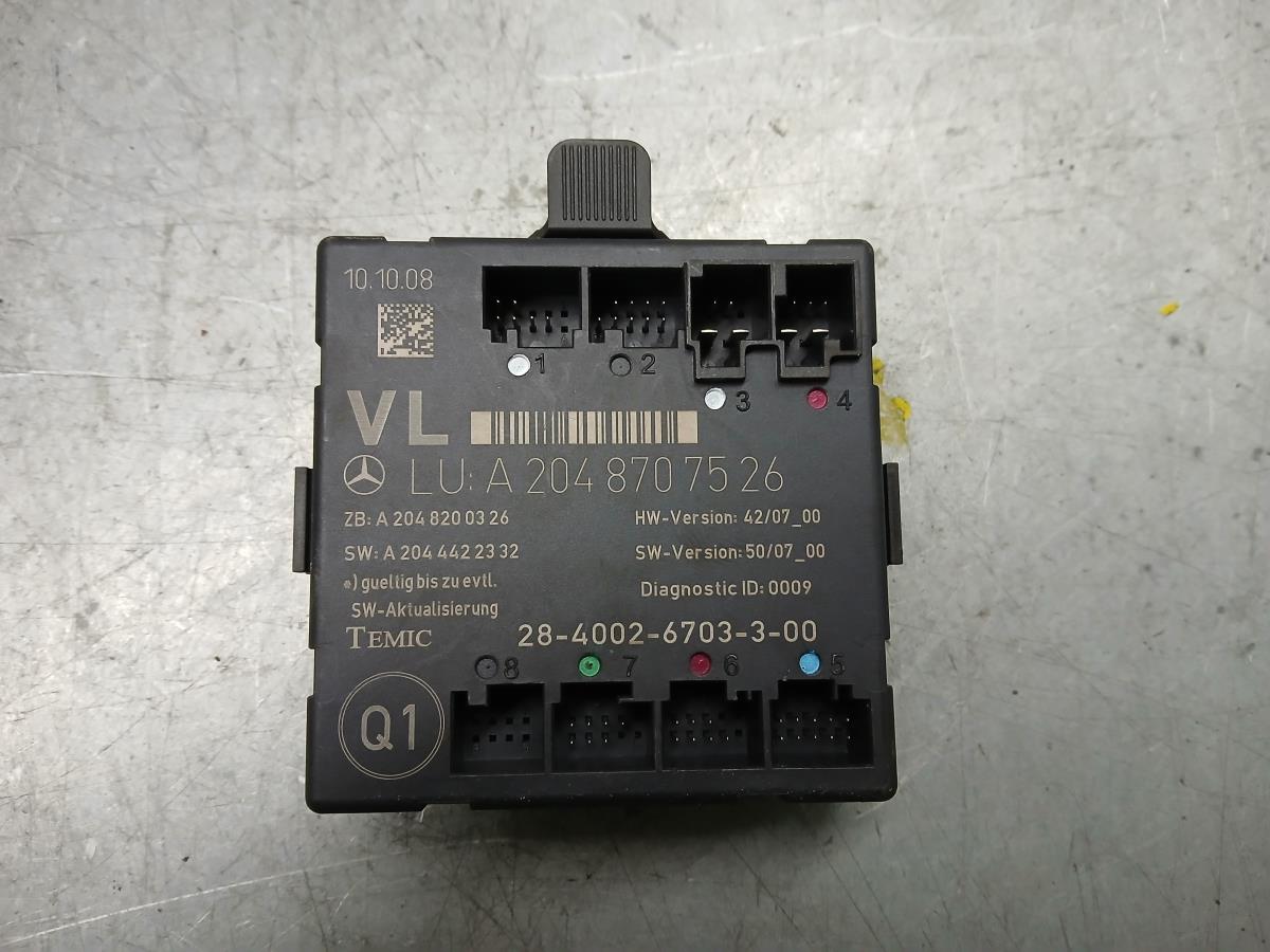 Module porte avant gauche MERCEDES-BENZ Classe C Carrinha (S204) Imagem-1