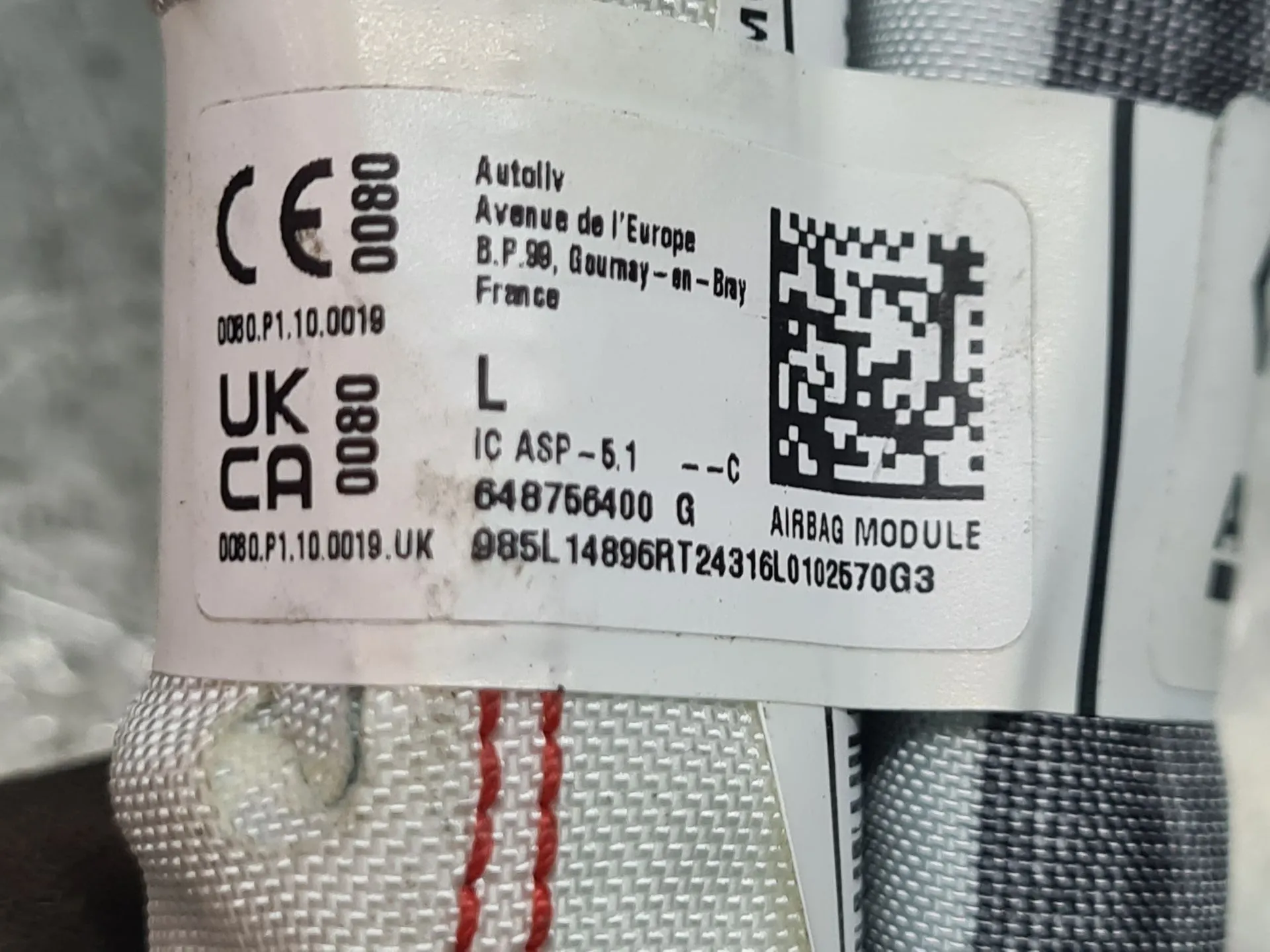 Airbag cortina esquerdo DACIA Sandero III Imagem-3