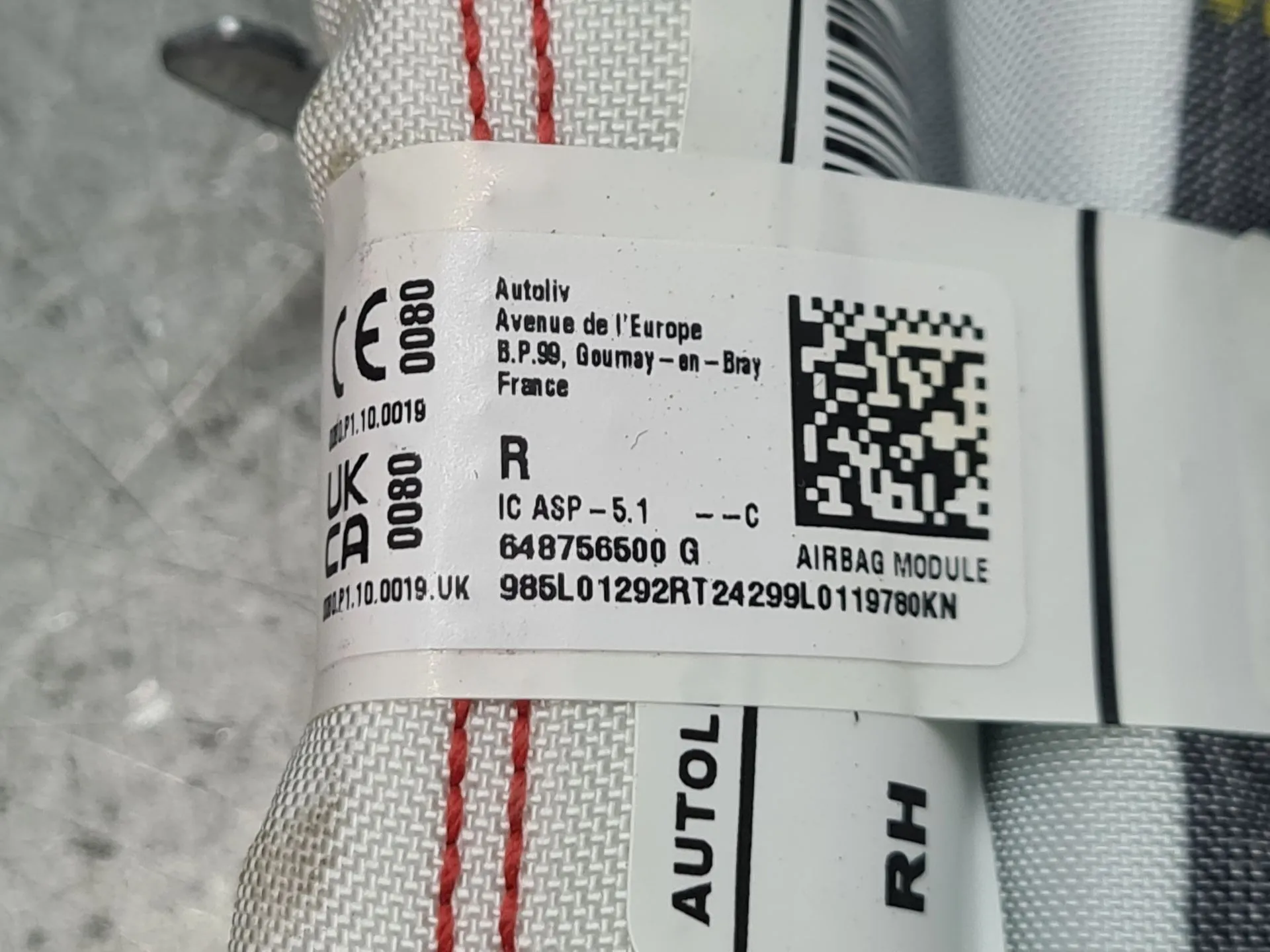 Airbag a Tendina Destra DACIA Sandero III Imagem-3