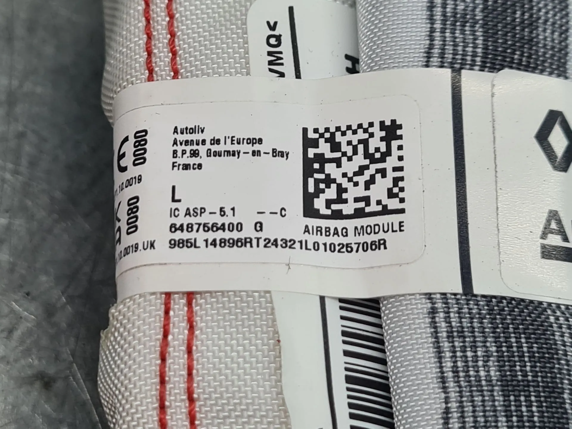 Airbag a Tendina Sinistra DACIA Sandero III Imagem-3