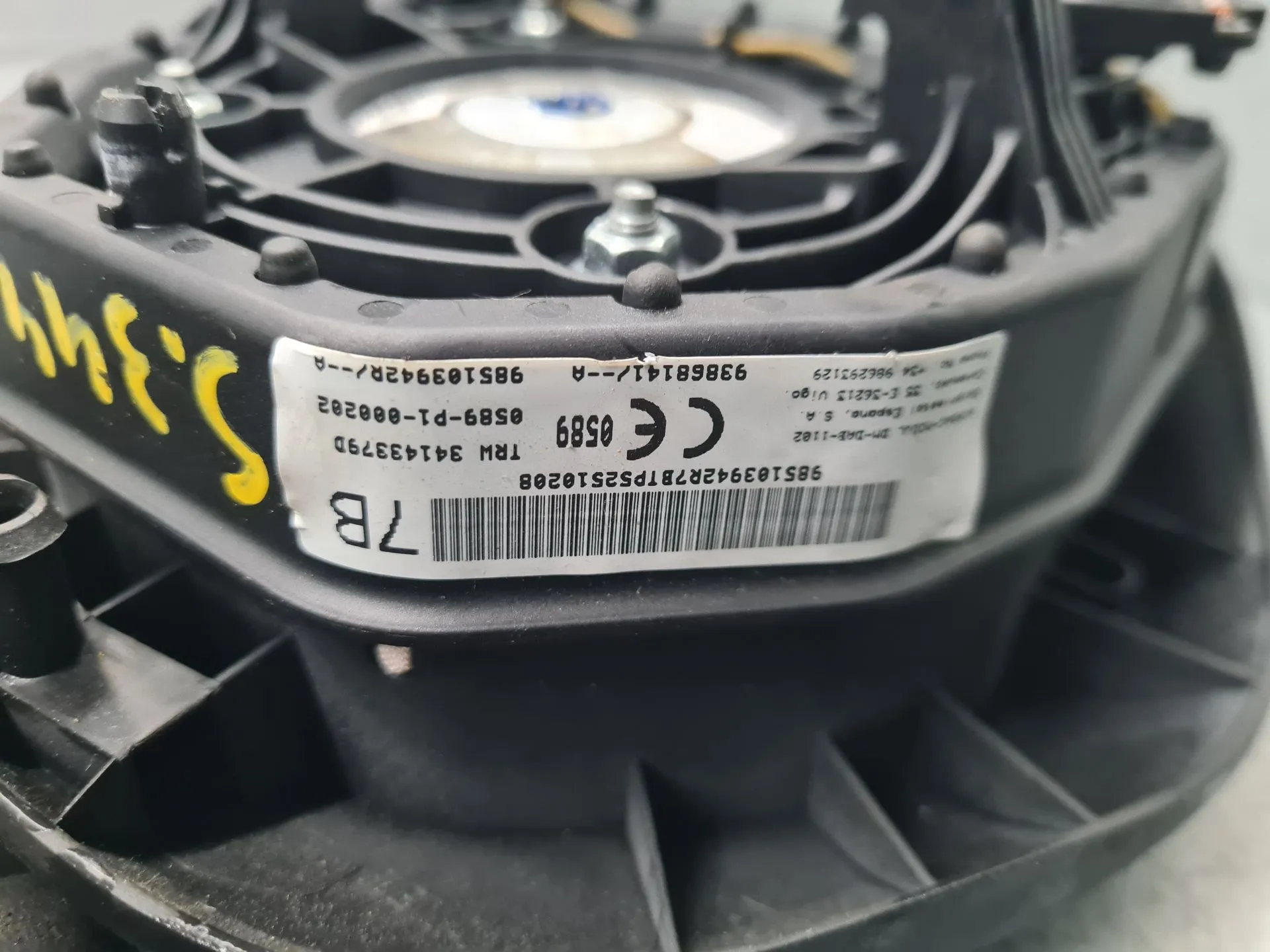 Airbag du Volant RENAULT Trafic III (FG_) Imagem-4