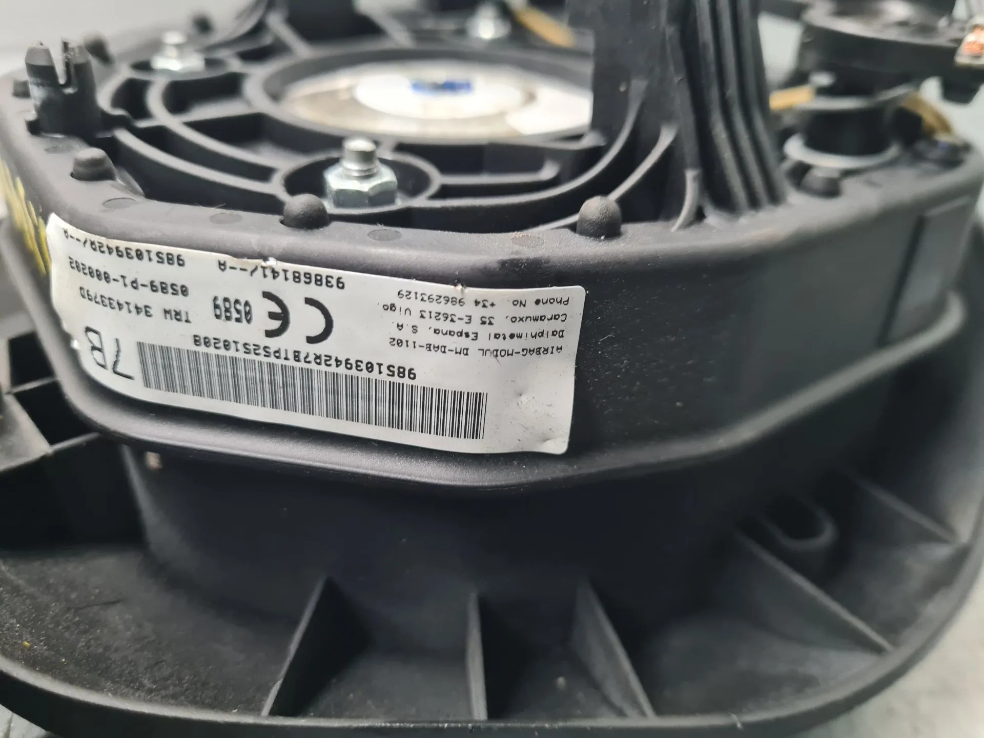 Airbag du Volant RENAULT Trafic III (FG_) Imagem-5