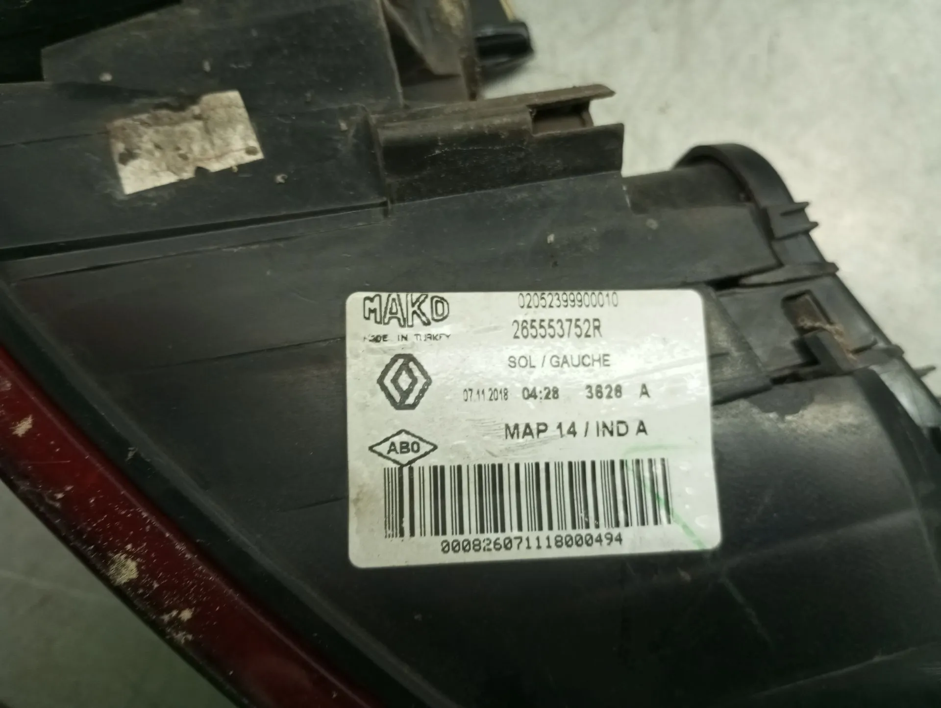 Feu arrière Gauche RENAULT Clio IV (BH_) Imagem-3