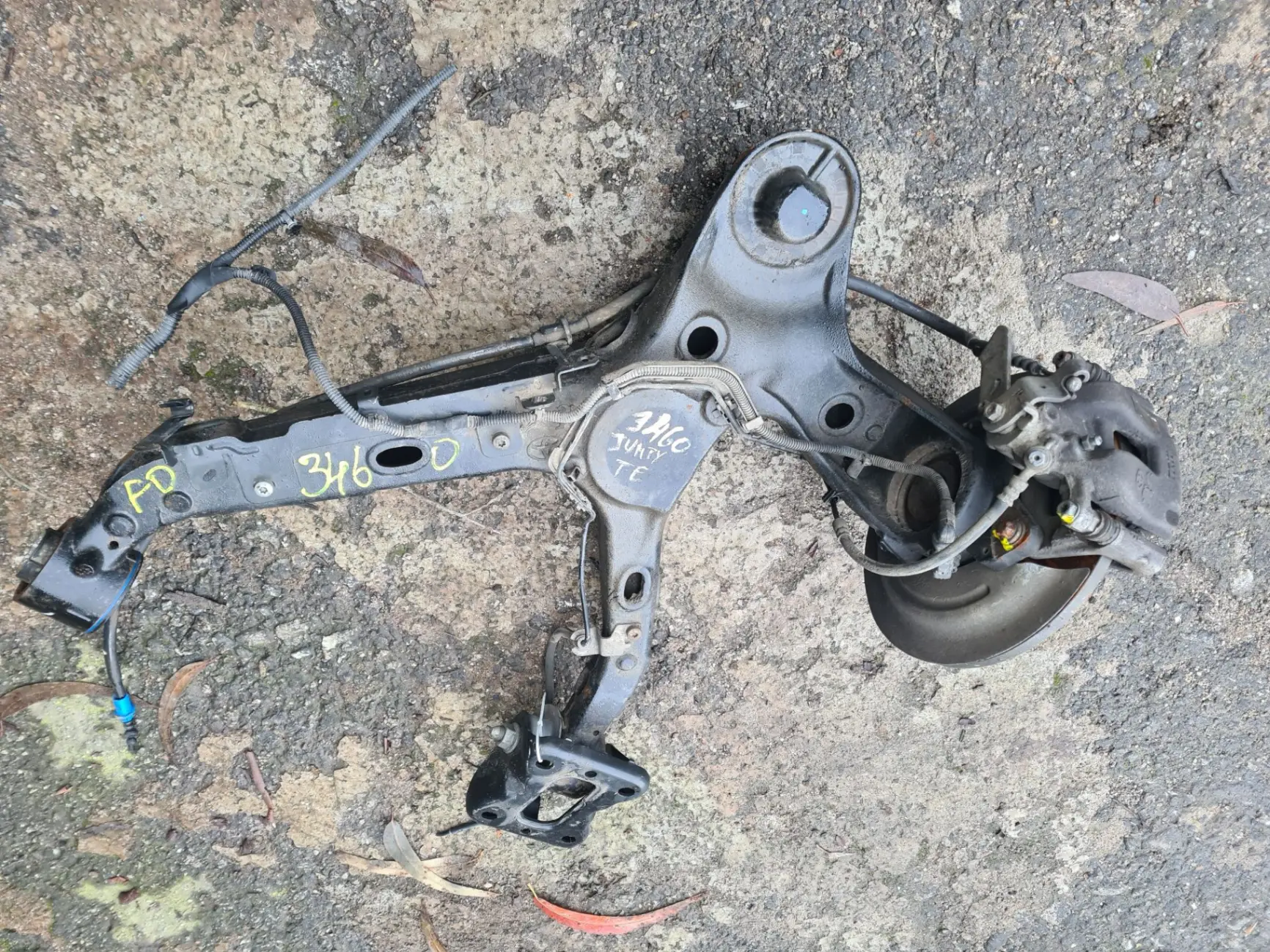 Fusée arrière gauche CITROËN Jumpy III