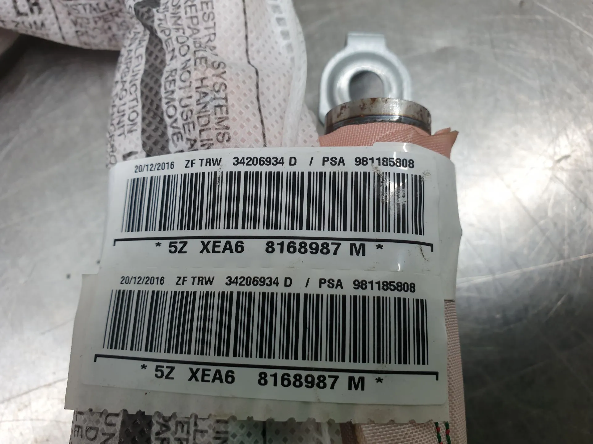 Airbag Rideau Guache CITROËN C3 III (SX) Imagem-3