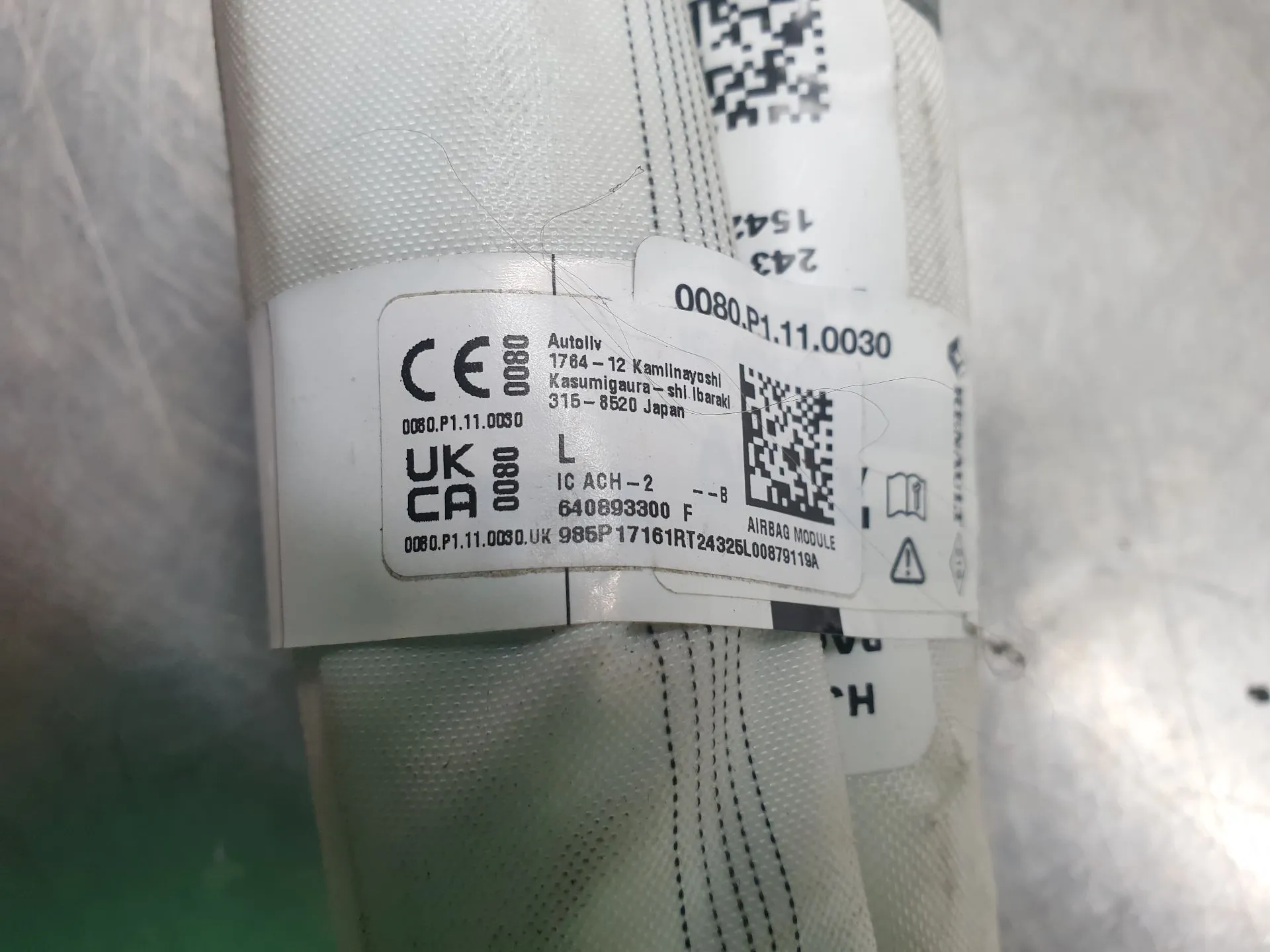 Airbag Rideau Guache RENAULT Captur II Imagem-3