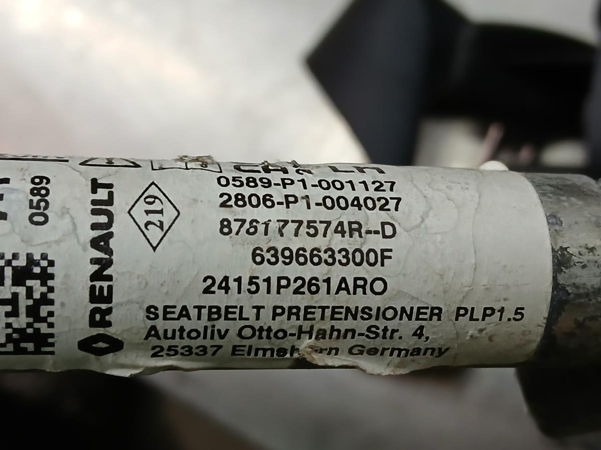 Pré-tensor cinto frente esquerdo RENAULT Clio V (BF_) Imagem-4