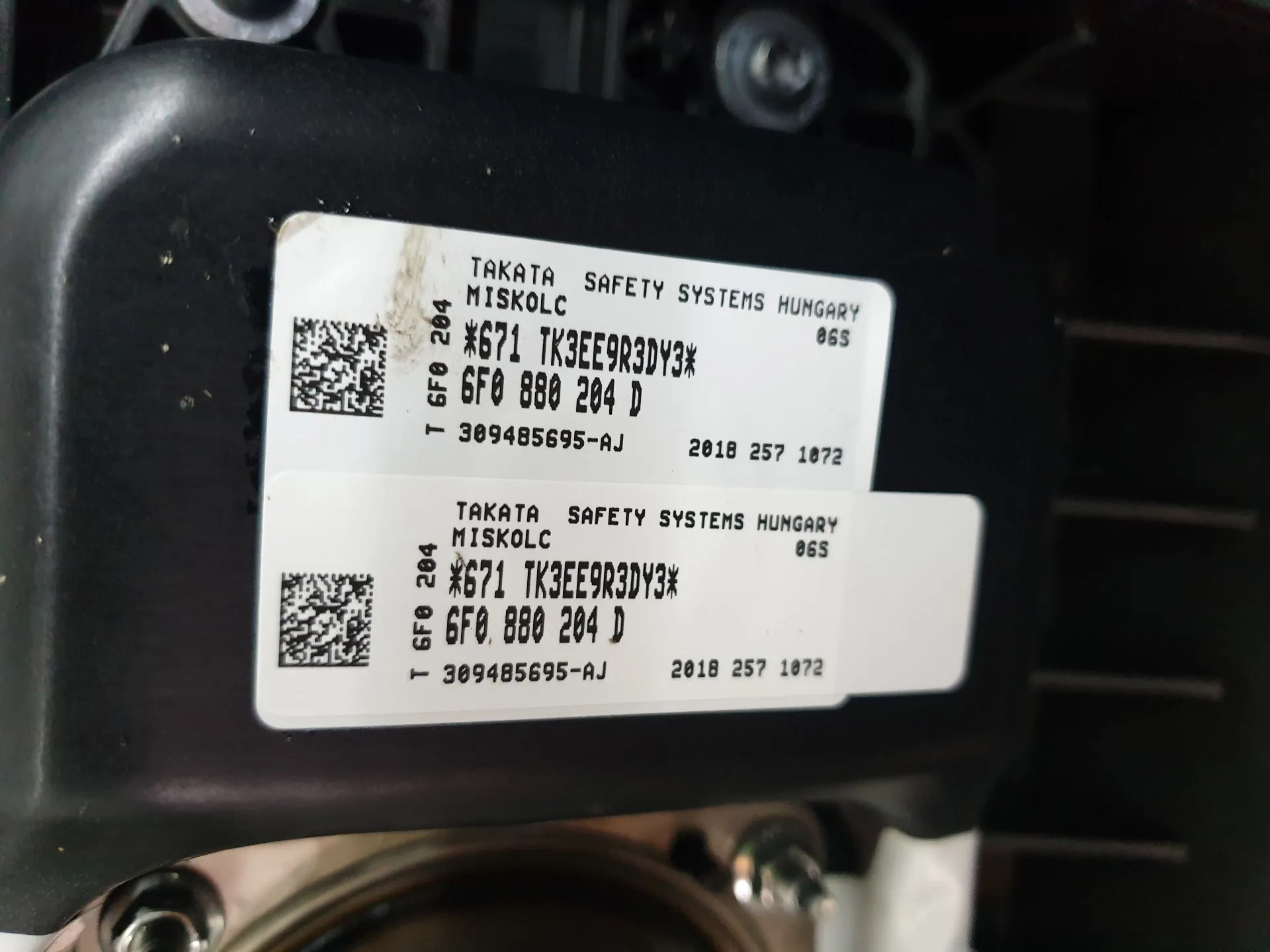 Airbag passageiro VOLKSWAGEN Polo (AW1) Imagem-1